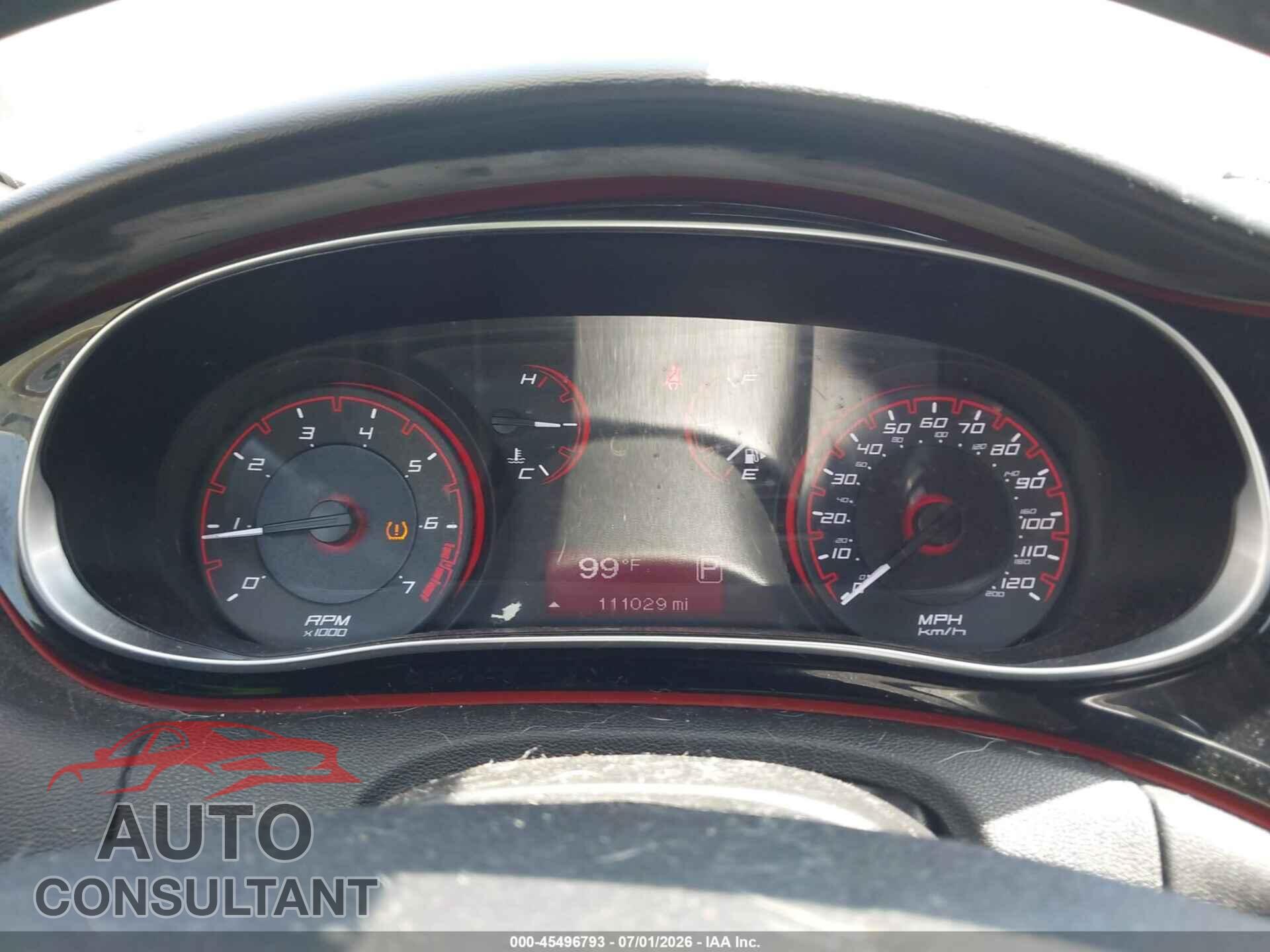DODGE DART 2015 - 1C3CDFBB9FD414760