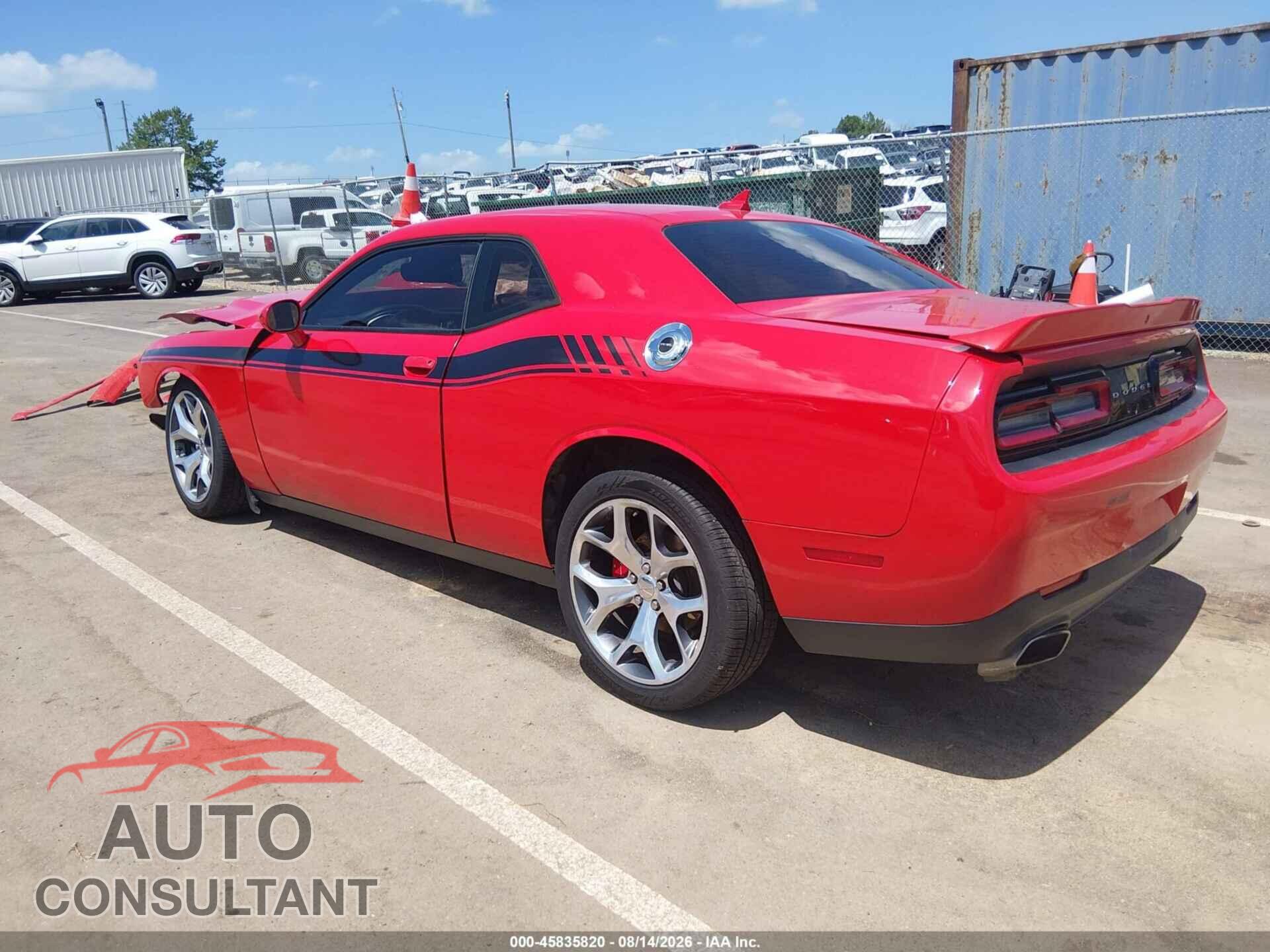 DODGE CHALLENGER 2015 - 2C3CDZBG6FH855522