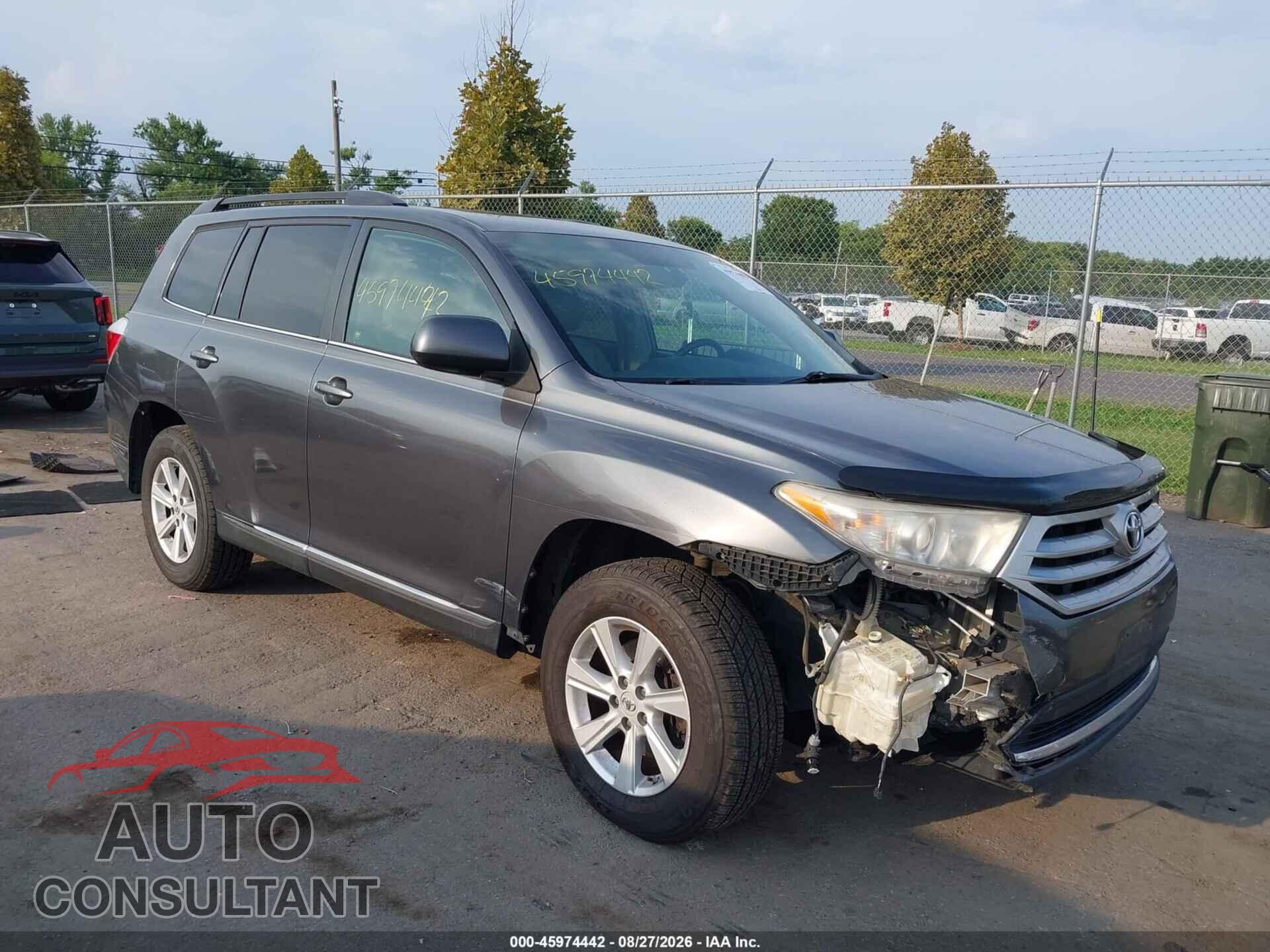 TOYOTA HIGHLANDER 2011 - 5TDBK3EH7BS068301