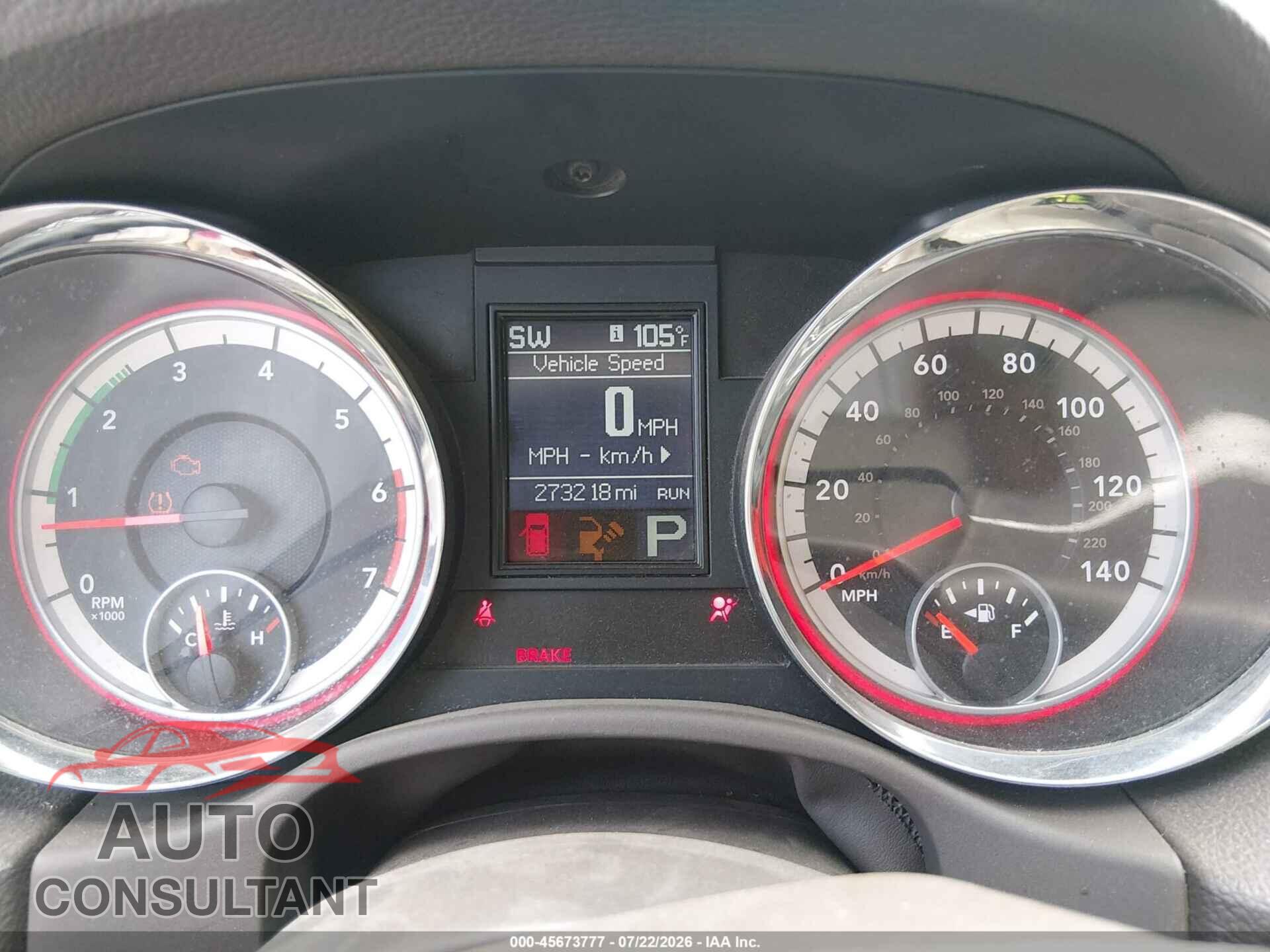 DODGE DURANGO 2013 - 1C4SDJDTXDC614436
