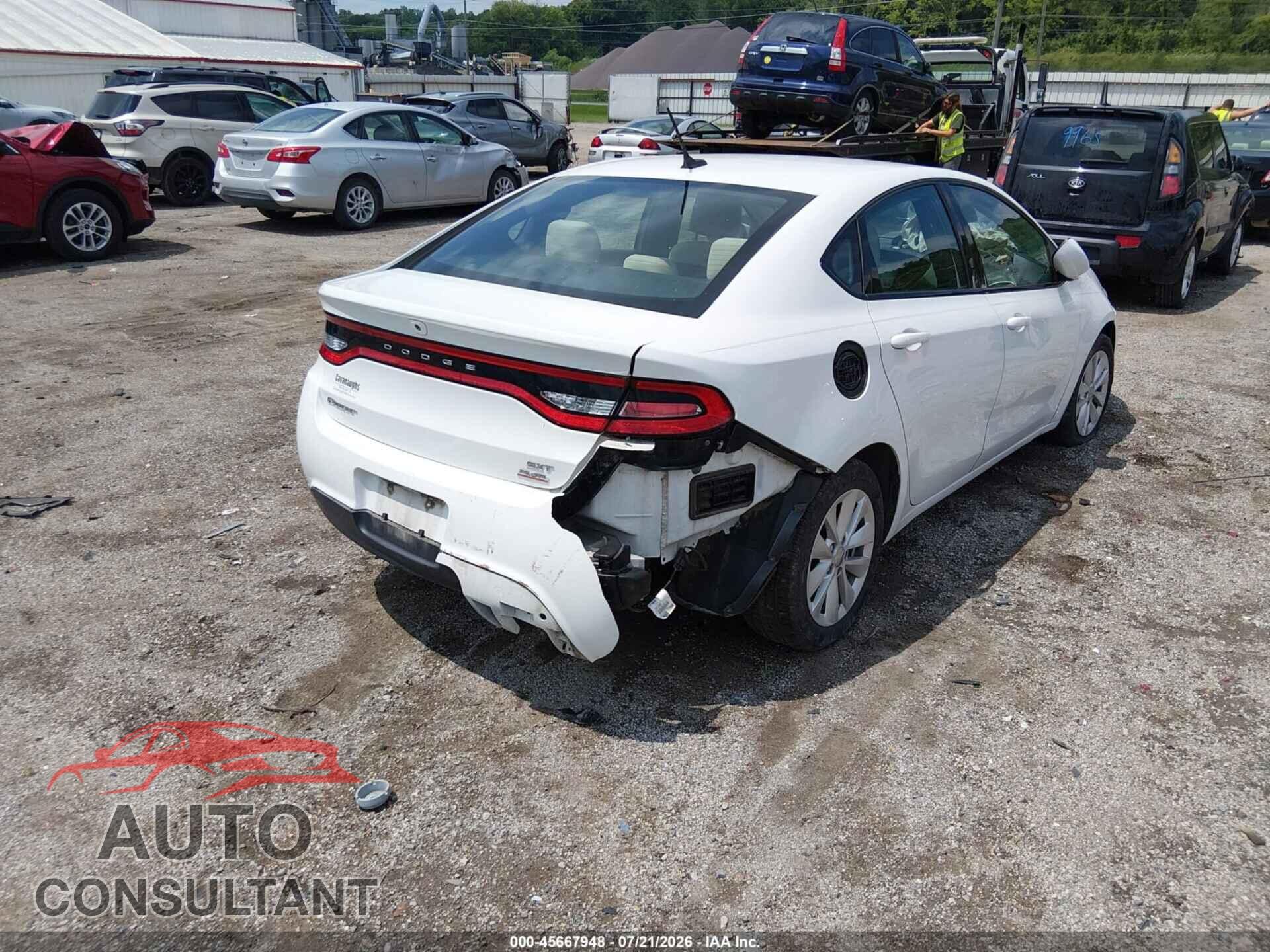 DODGE DART 2014 - 1C3CDFBB2ED867942