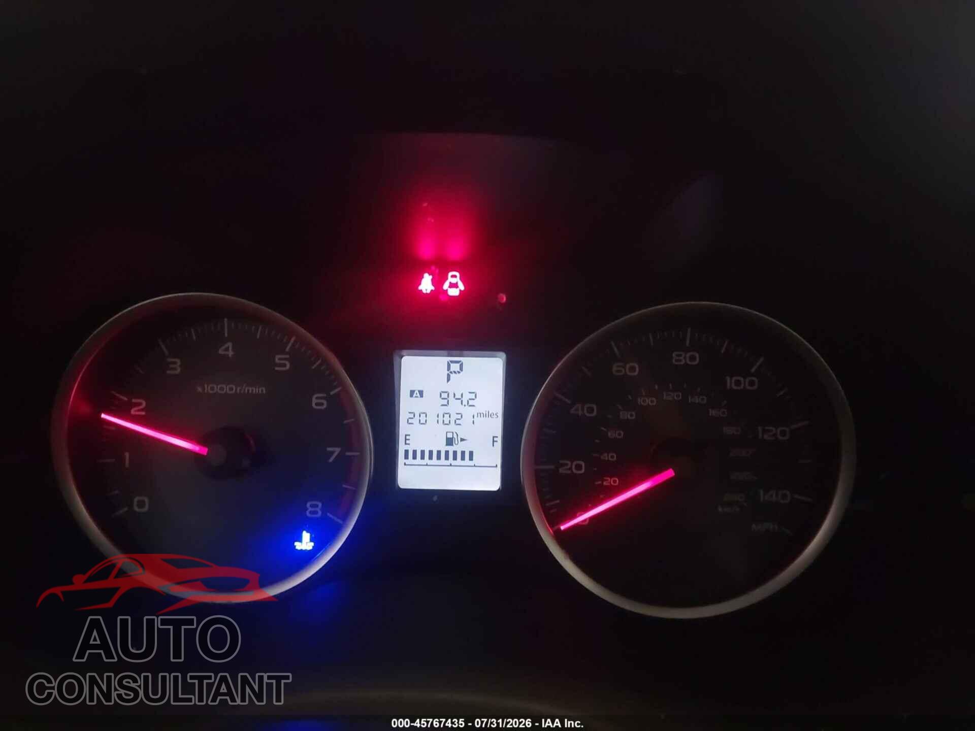 SUBARU FORESTER 2014 - JF2SJAEC0EH404036