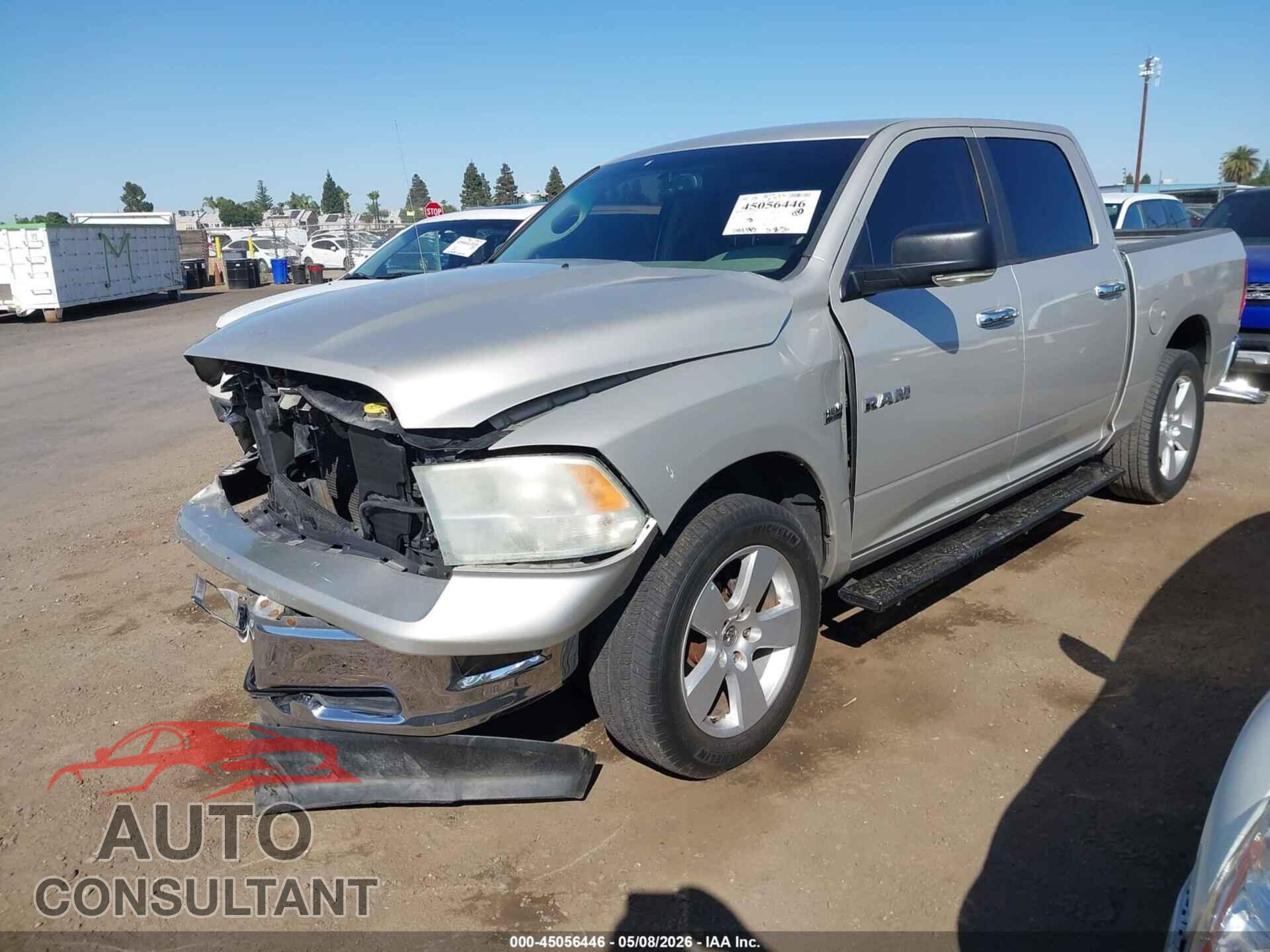 DODGE RAM 1500 2010 - 1D7RB1CTXASA95386