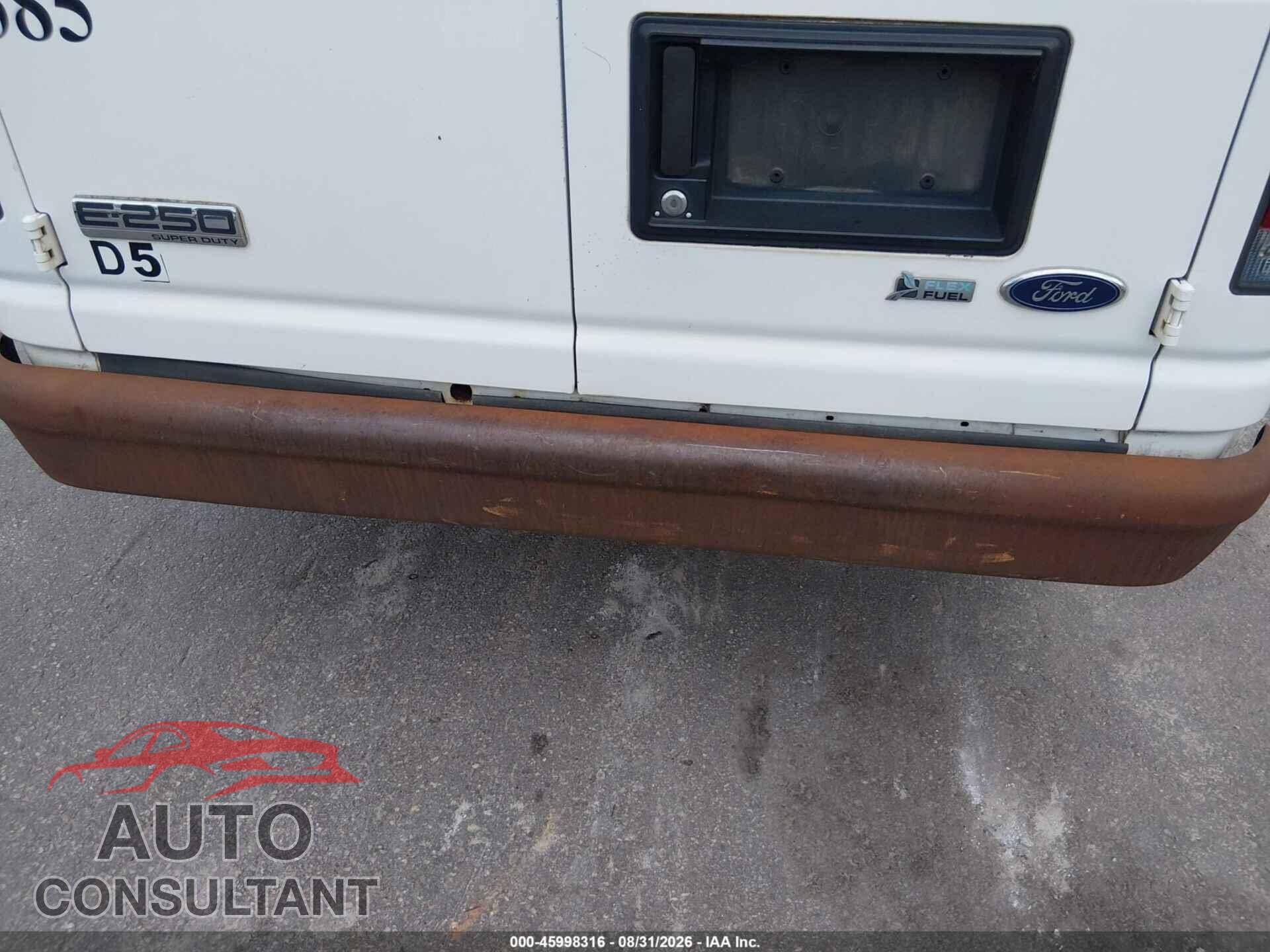 FORD E-250 2009 - 1FTNE24W29DA00380
