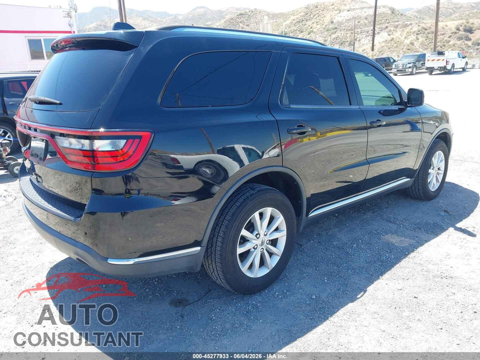 DODGE DURANGO 2019 - 1C4RDJAG3KC744450