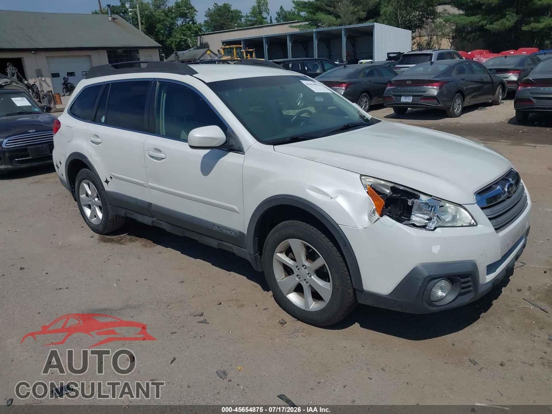 SUBARU OUTBACK 2013 - 4S4BRBCC9D3201668