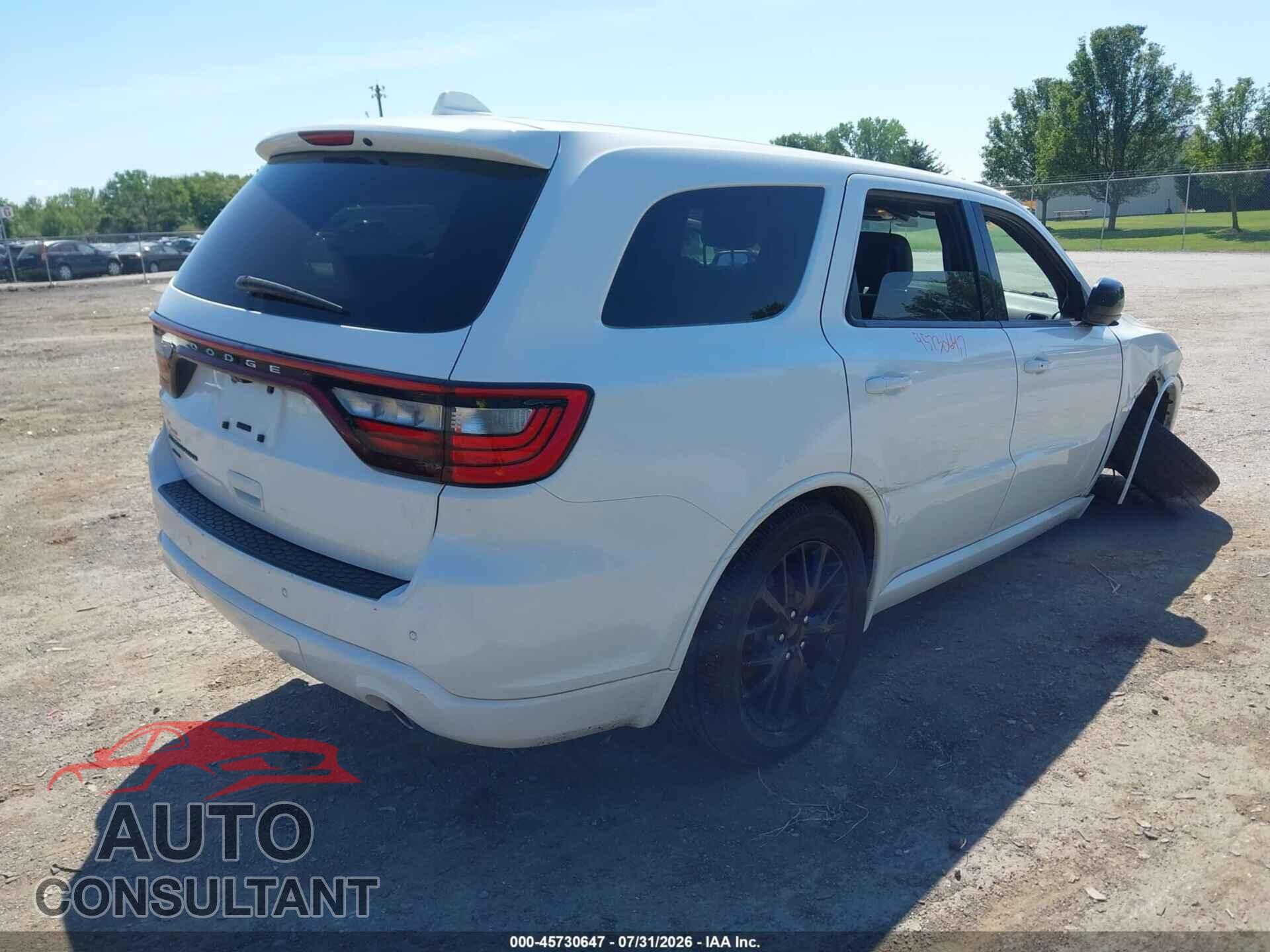 DODGE DURANGO 2016 - 1C4RDJAG4GC387562