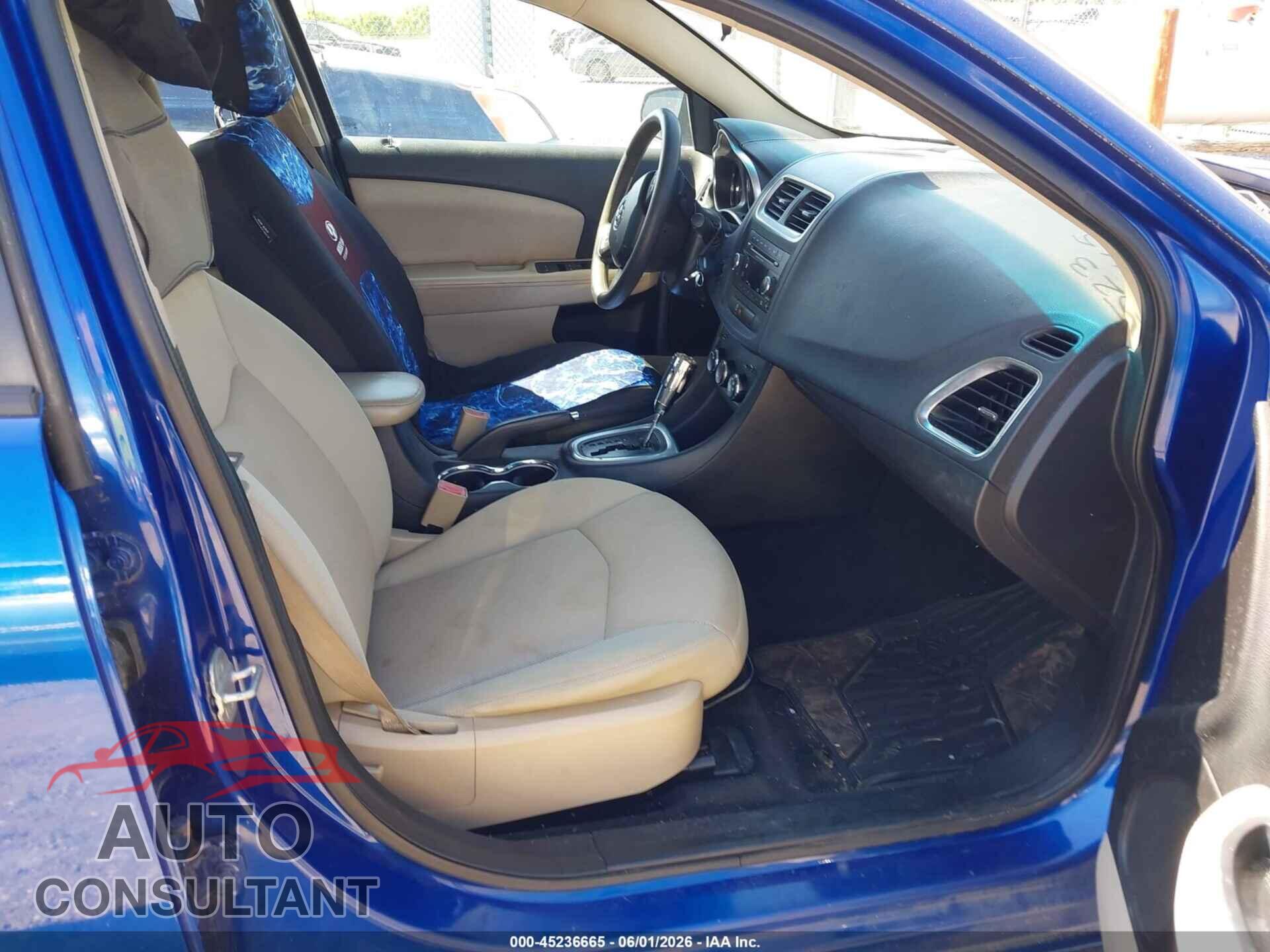 DODGE AVENGER 2012 - 1C3CDZAB1CN259470