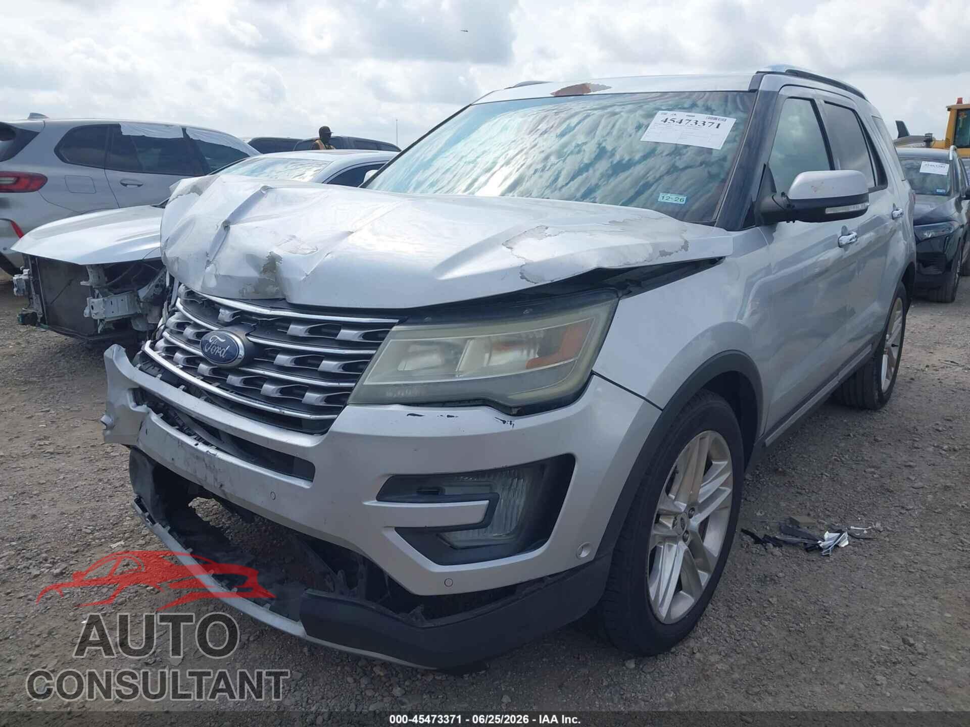 FORD EXPLORER 2016 - 1FM5K7F83GGD27169