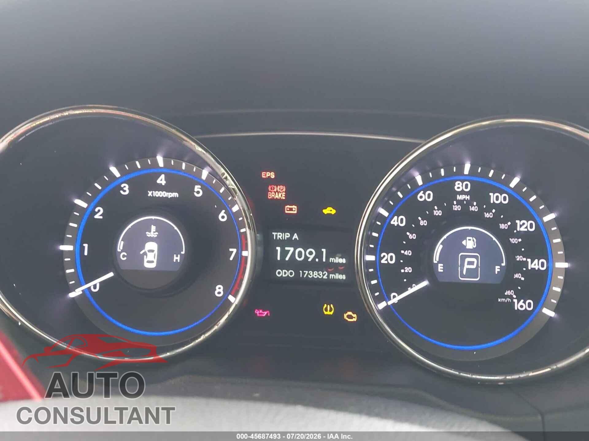 HYUNDAI SONATA 2011 - 5NPEC4AC8BH148254