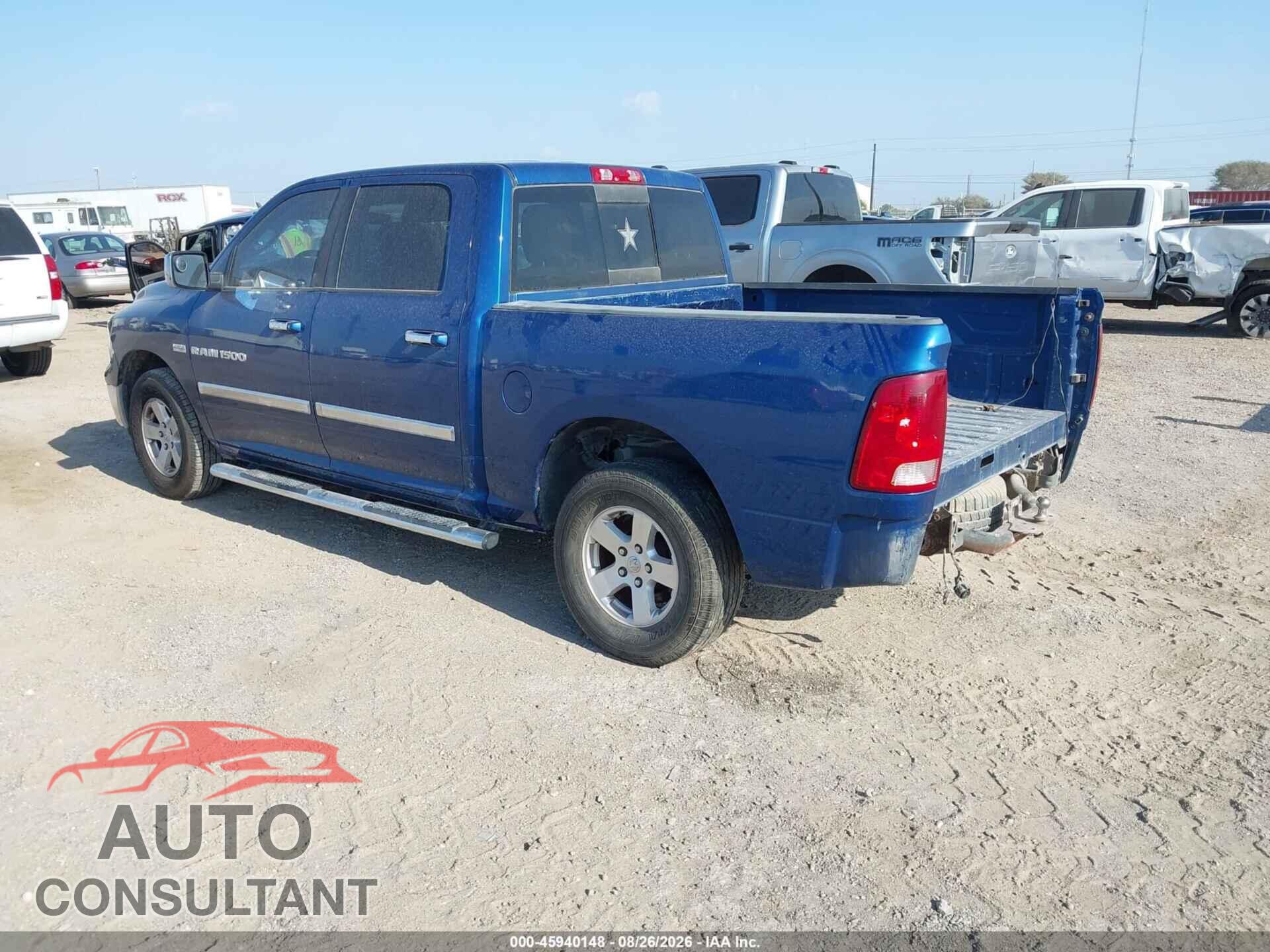 DODGE RAM 1500 2011 - 1D7RB1CT2BS515589