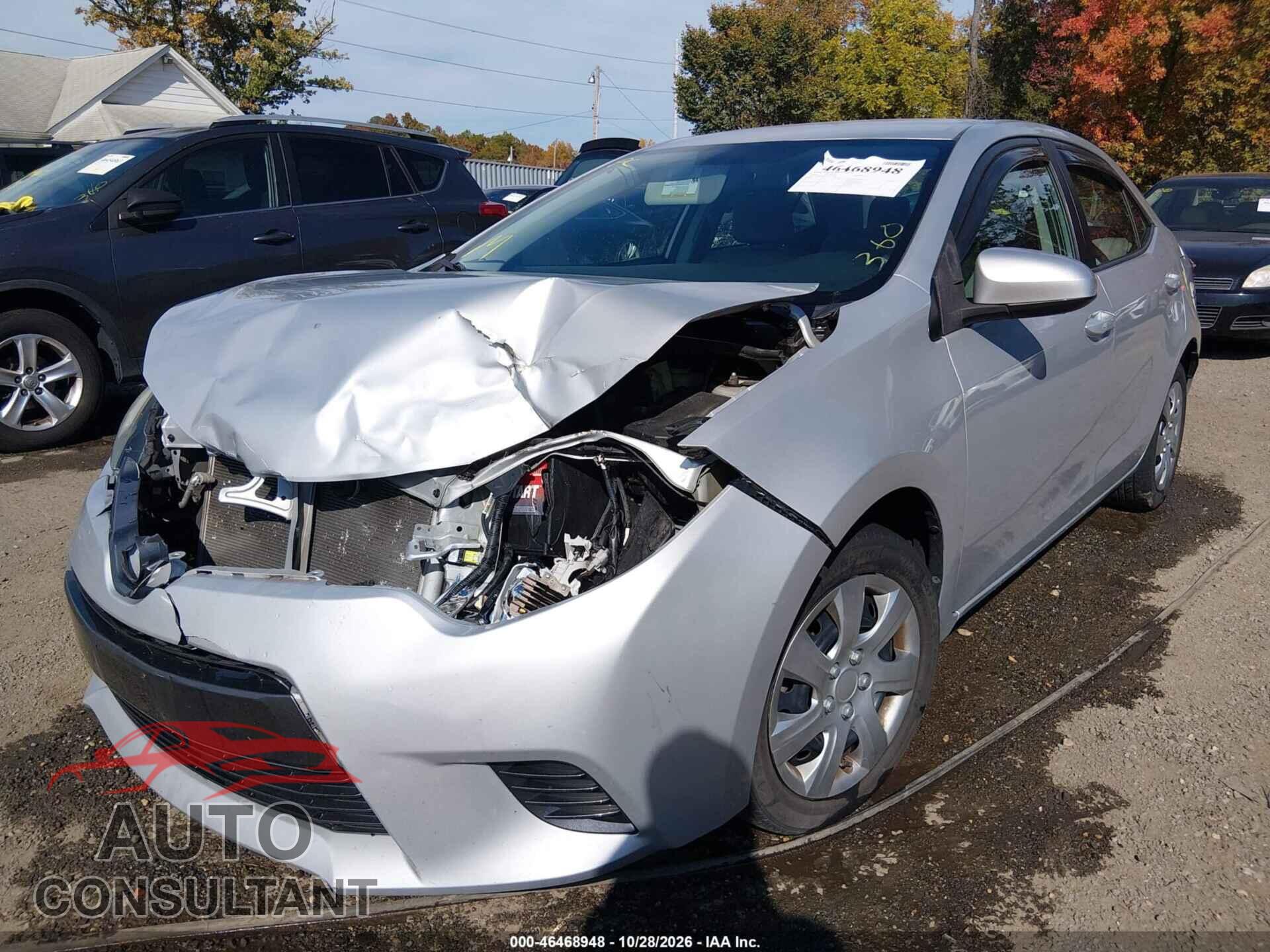TOYOTA COROLLA 2016 - 2T1BURHE0GC577192