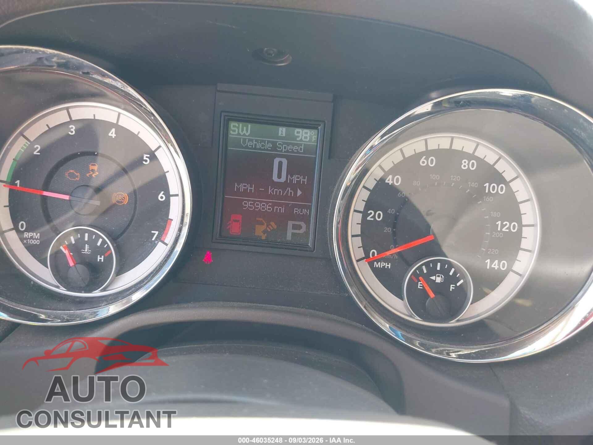 DODGE DURANGO 2012 - 1C4RDJAG6CC271497