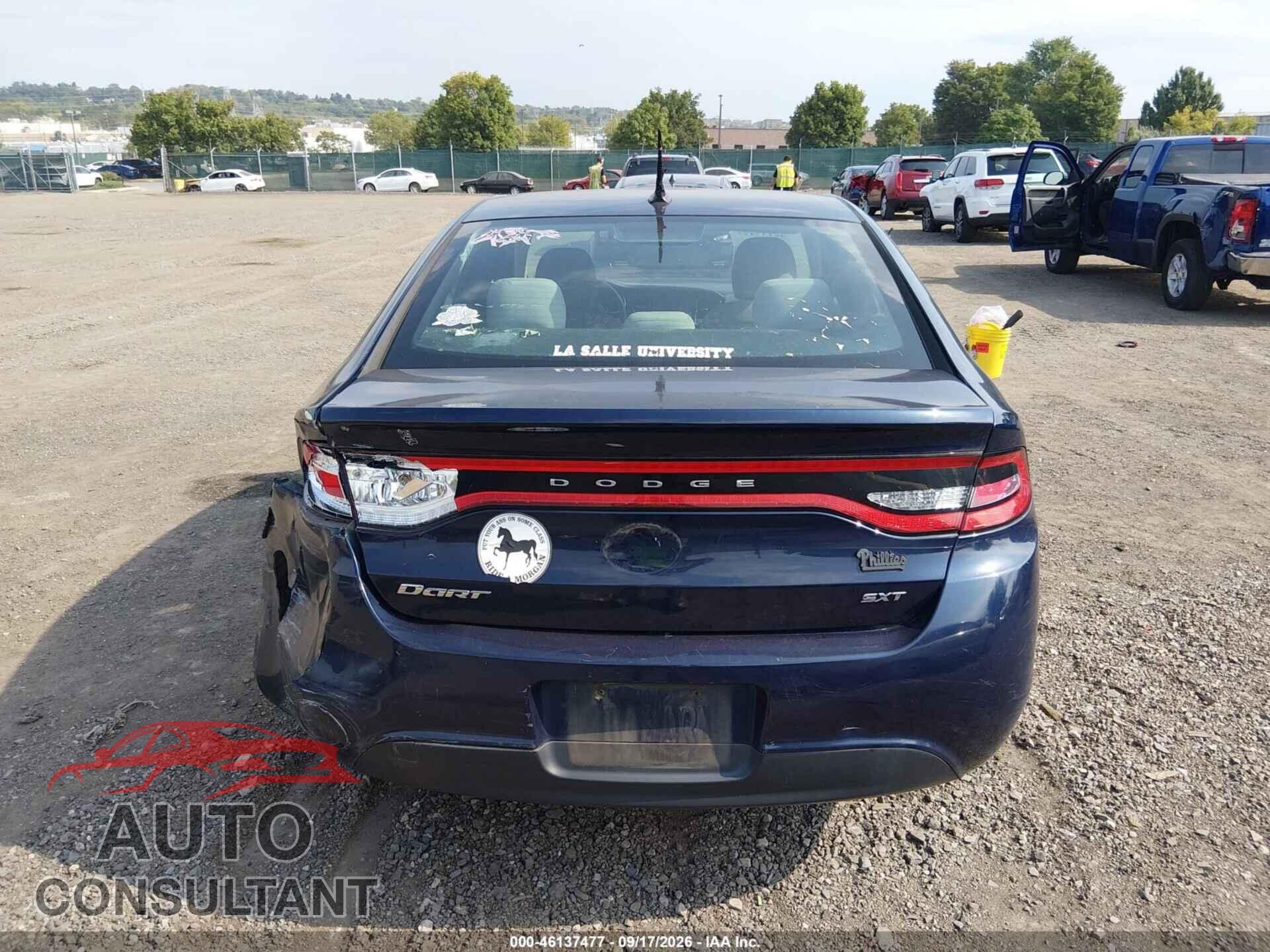 DODGE DART 2013 - 1C3CDFBA8DD106256