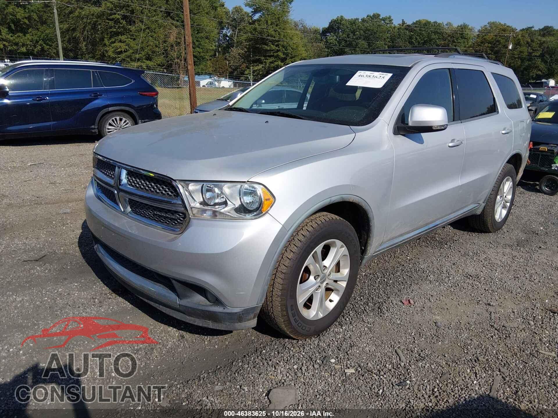 DODGE DURANGO 2012 - 1C4RDHDG0CC120319