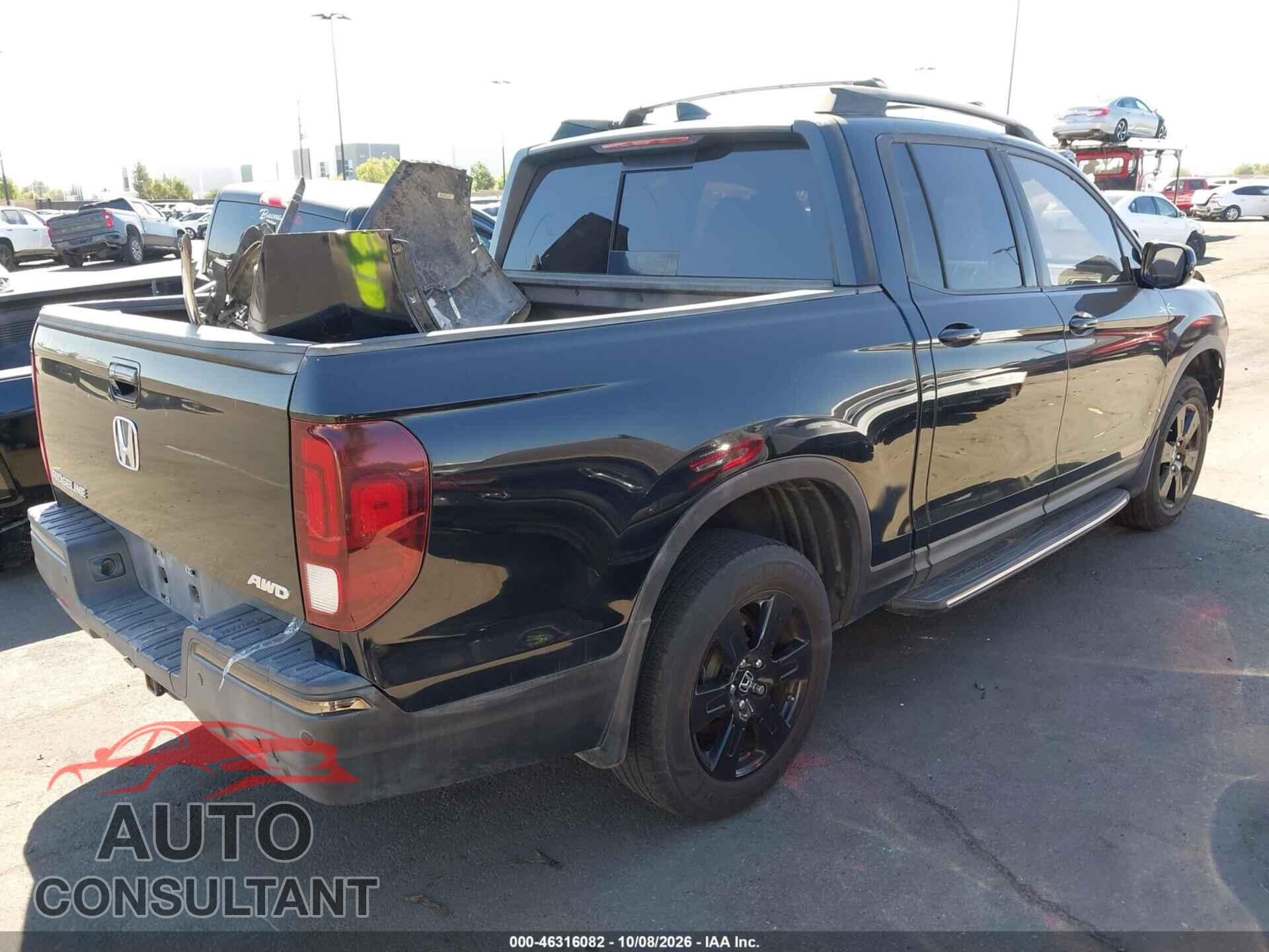 HONDA RIDGELINE 2017 - 5FPYK3F87HB008712
