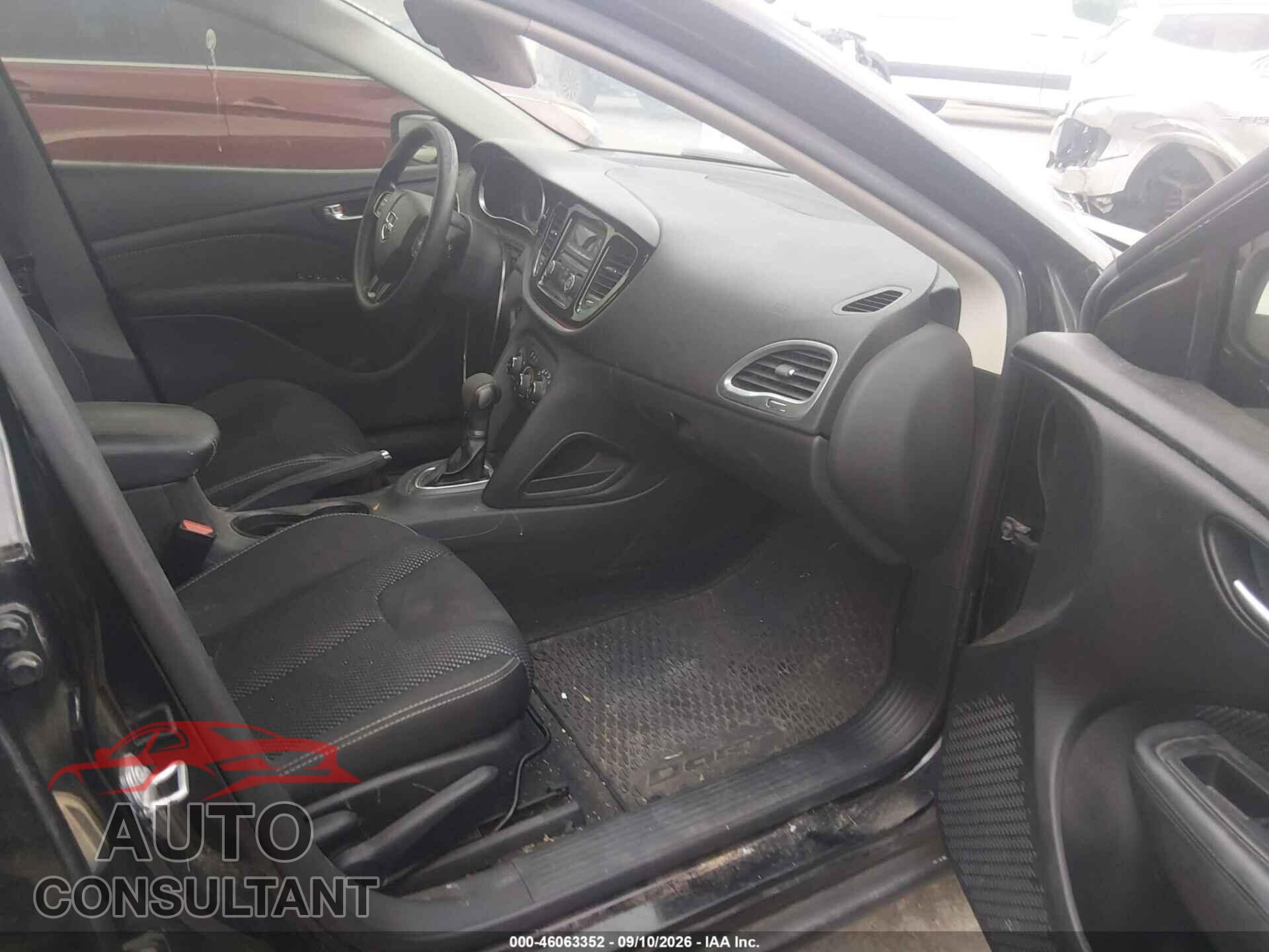 DODGE DART 2015 - 1C3CDFBB2FD373887