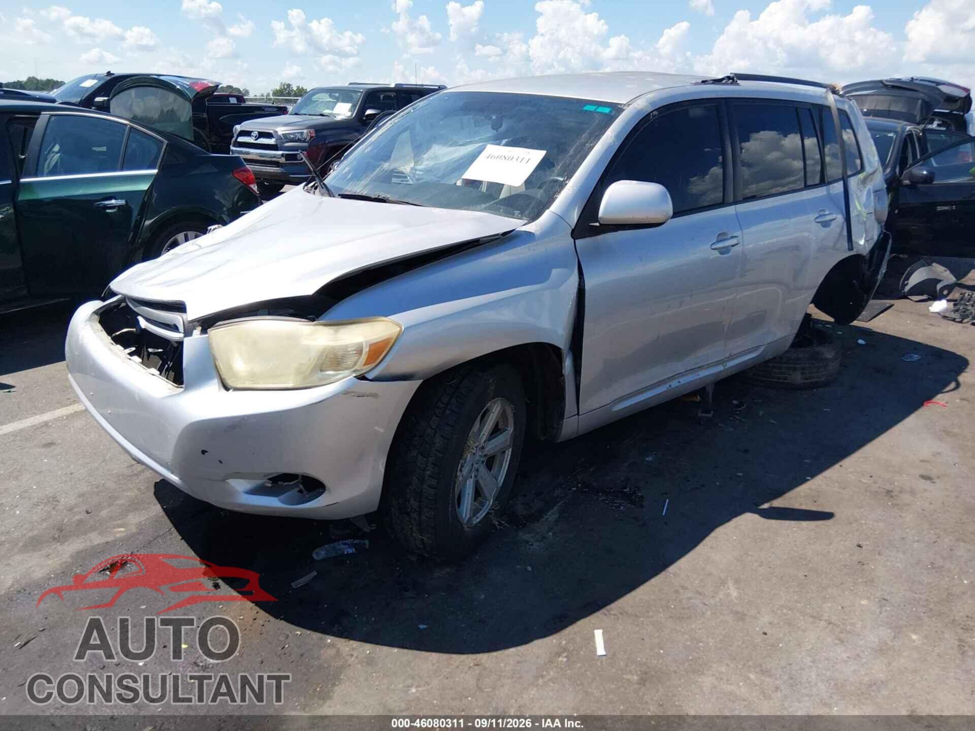 TOYOTA HIGHLANDER 2009 - JTEDA41A192004309