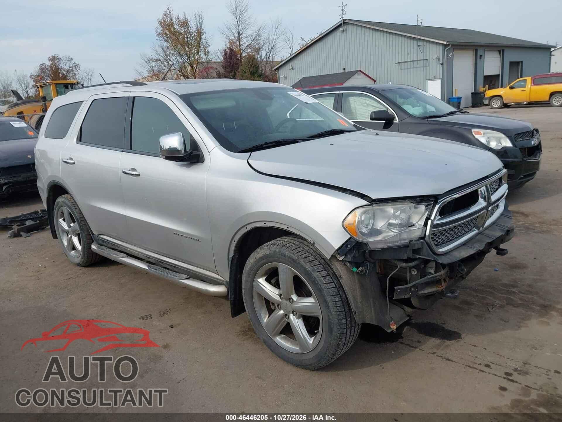DODGE DURANGO 2012 - 1C4RDJEG7CC301570