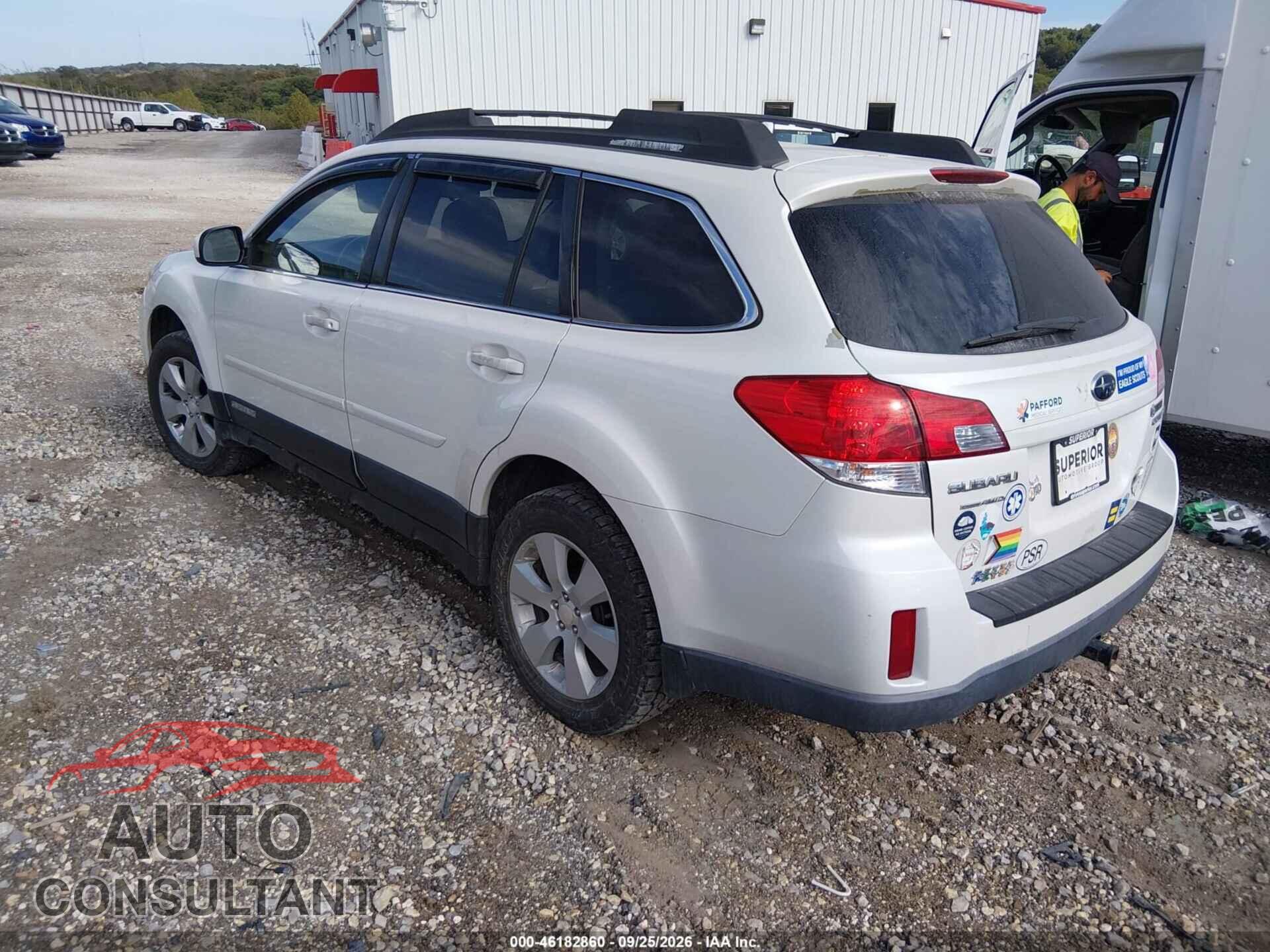 SUBARU OUTBACK 2011 - 4S4BRCCC5B3369102