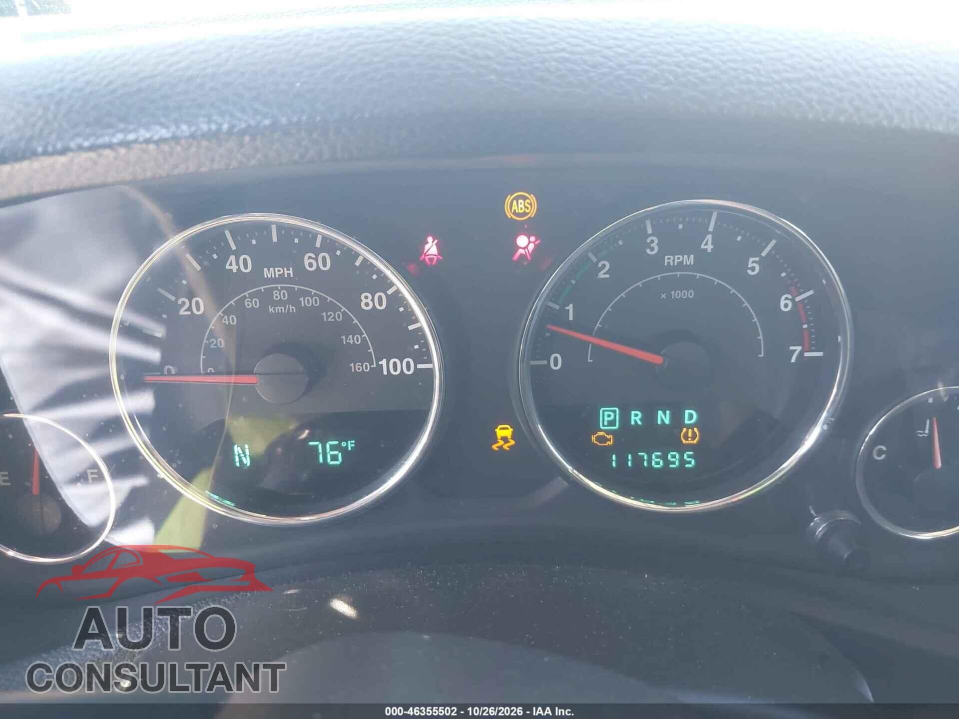 JEEP WRANGLER 2011 - 1J4AA2D11BL596232