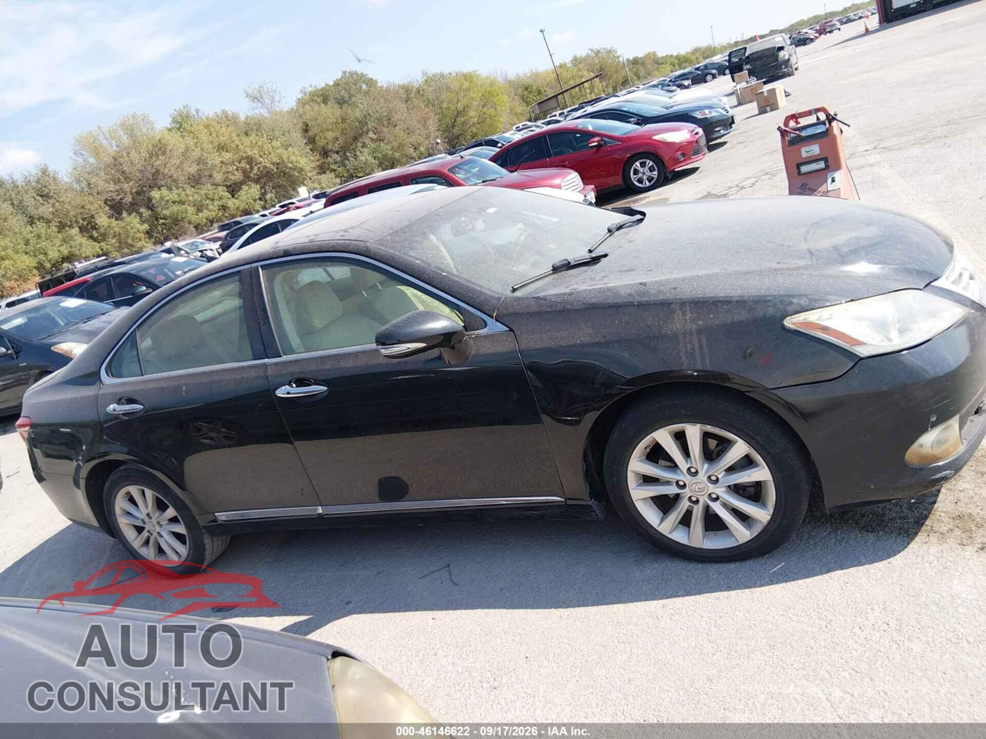 LEXUS ES 350 2011 - JTHBK1EG9B2456129