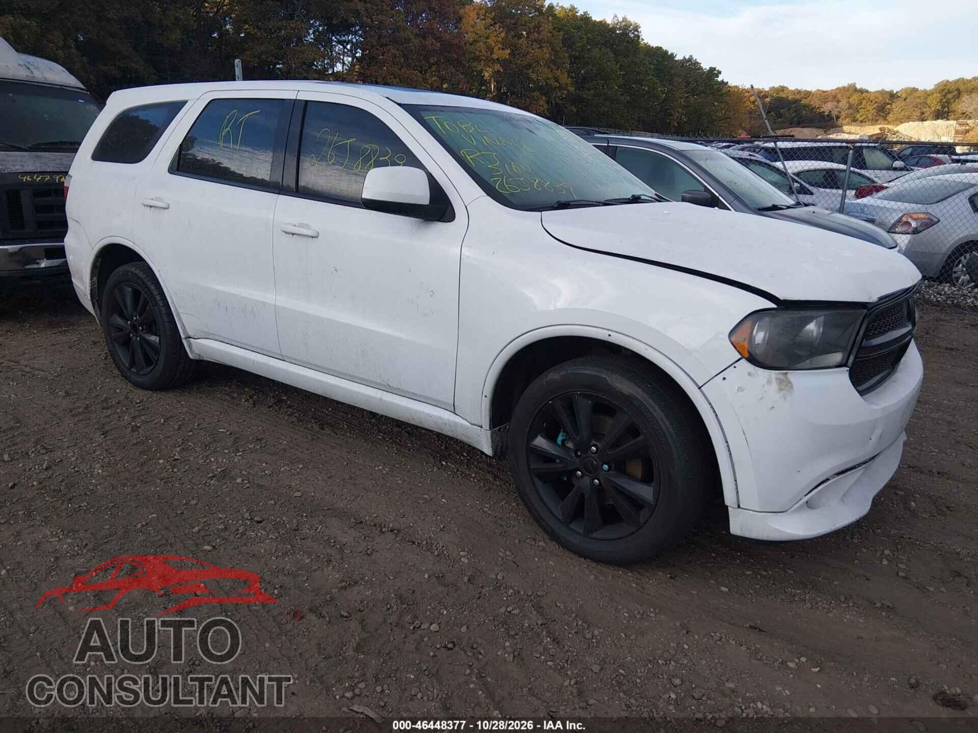 DODGE DURANGO 2013 - 1C4RDJAG9DC672821