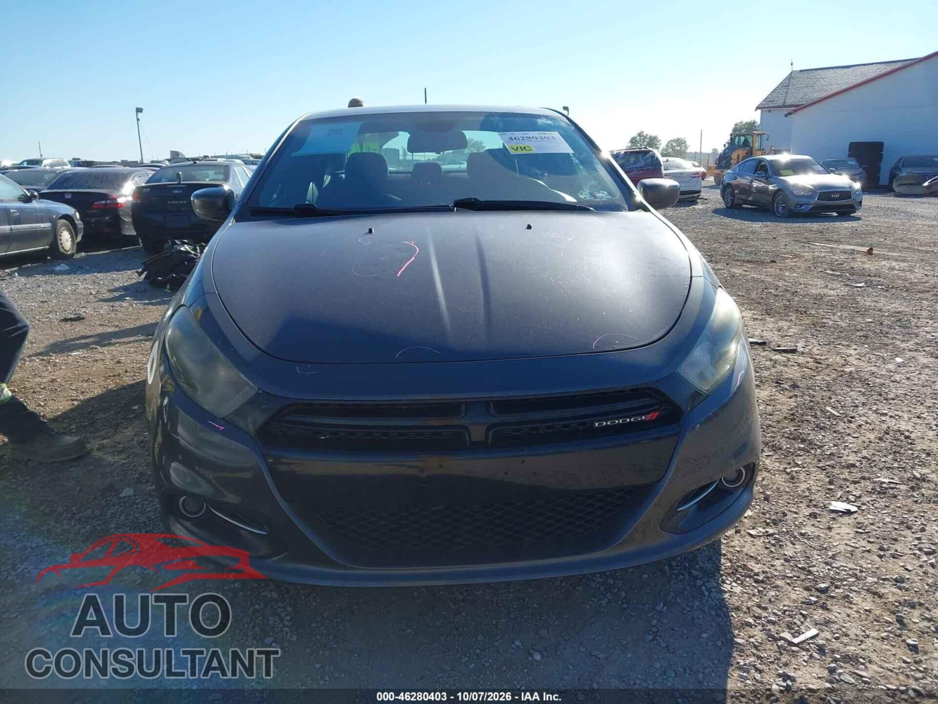 DODGE DART 2015 - 1C3CDFBB3FD142464