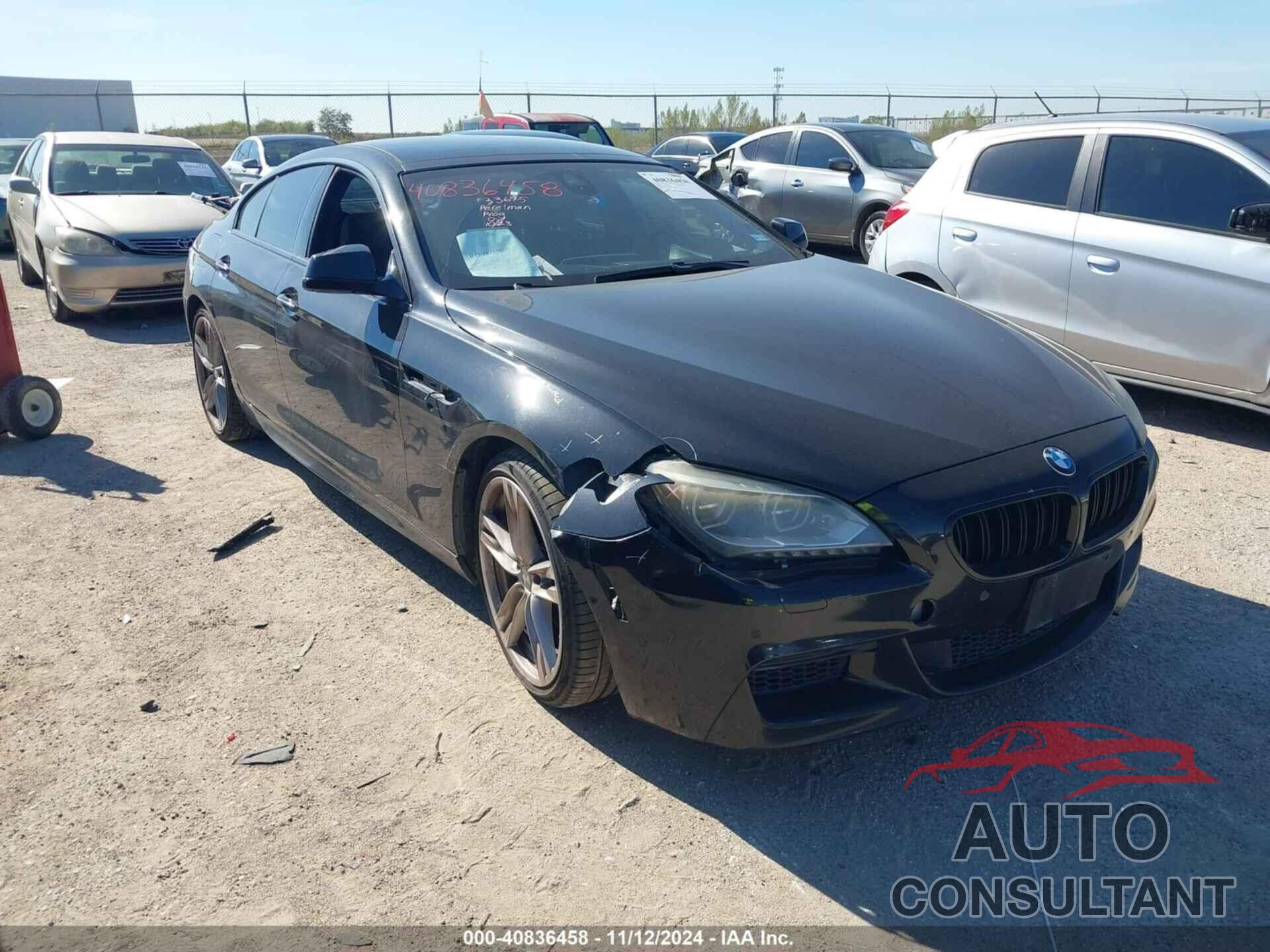 BMW 650I GRAN COUPE 2015 - WBA6B2C52FGB99284