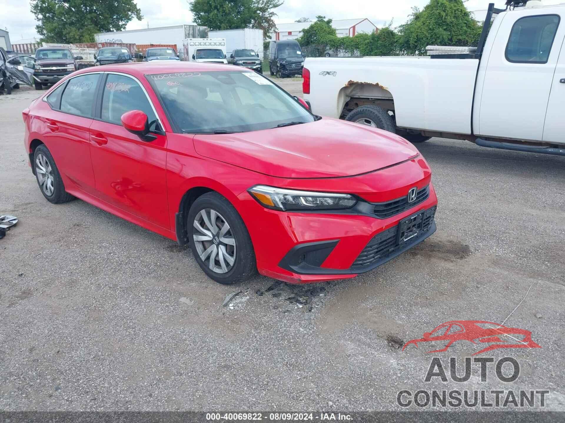 HONDA CIVIC 2022 - 2HGFE2F24NH523364