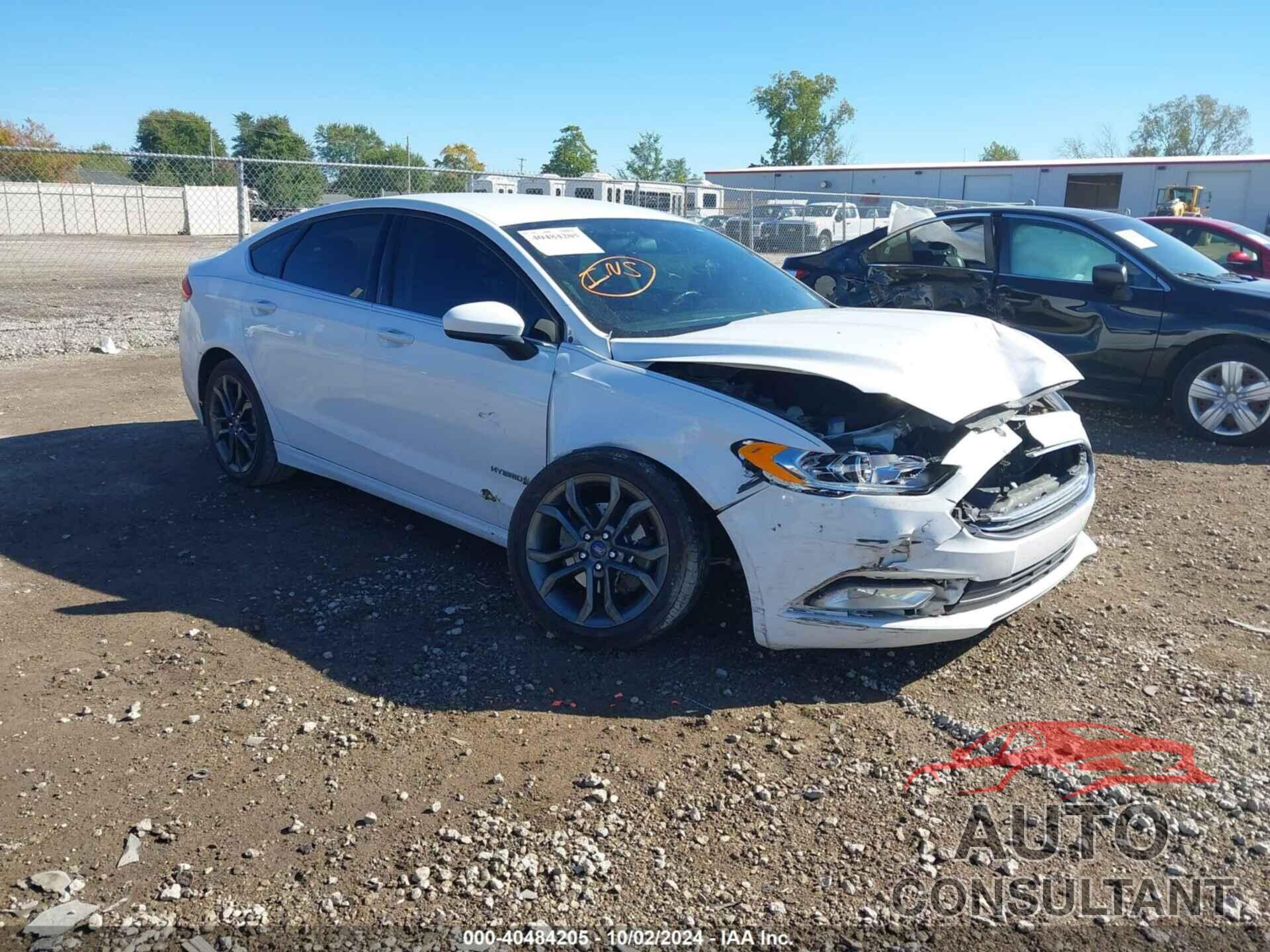 FORD FUSION HYBRID 2018 - 3FA6P0LU2JR163051