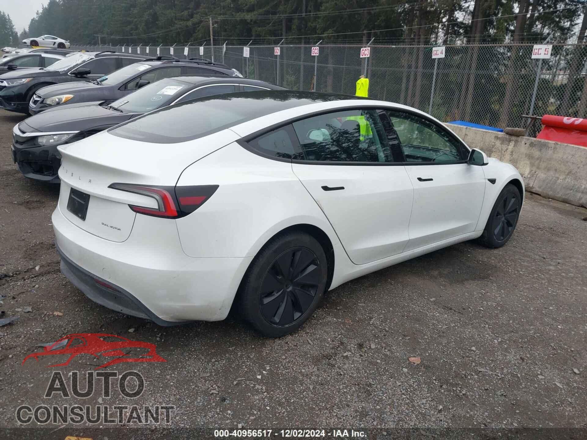 TESLA MODEL 3 2024 - 5YJ3E1EB6RF732923