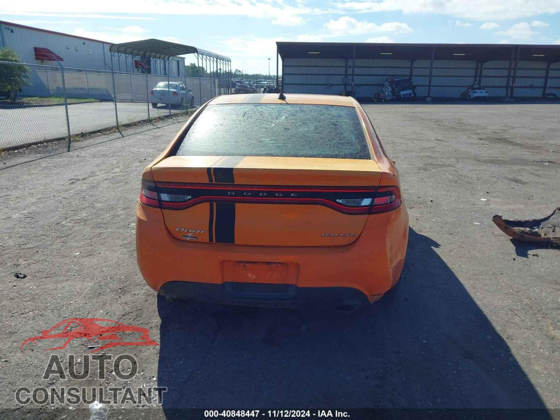 DODGE DART 2013 - 1C3CDFBA1DD171515