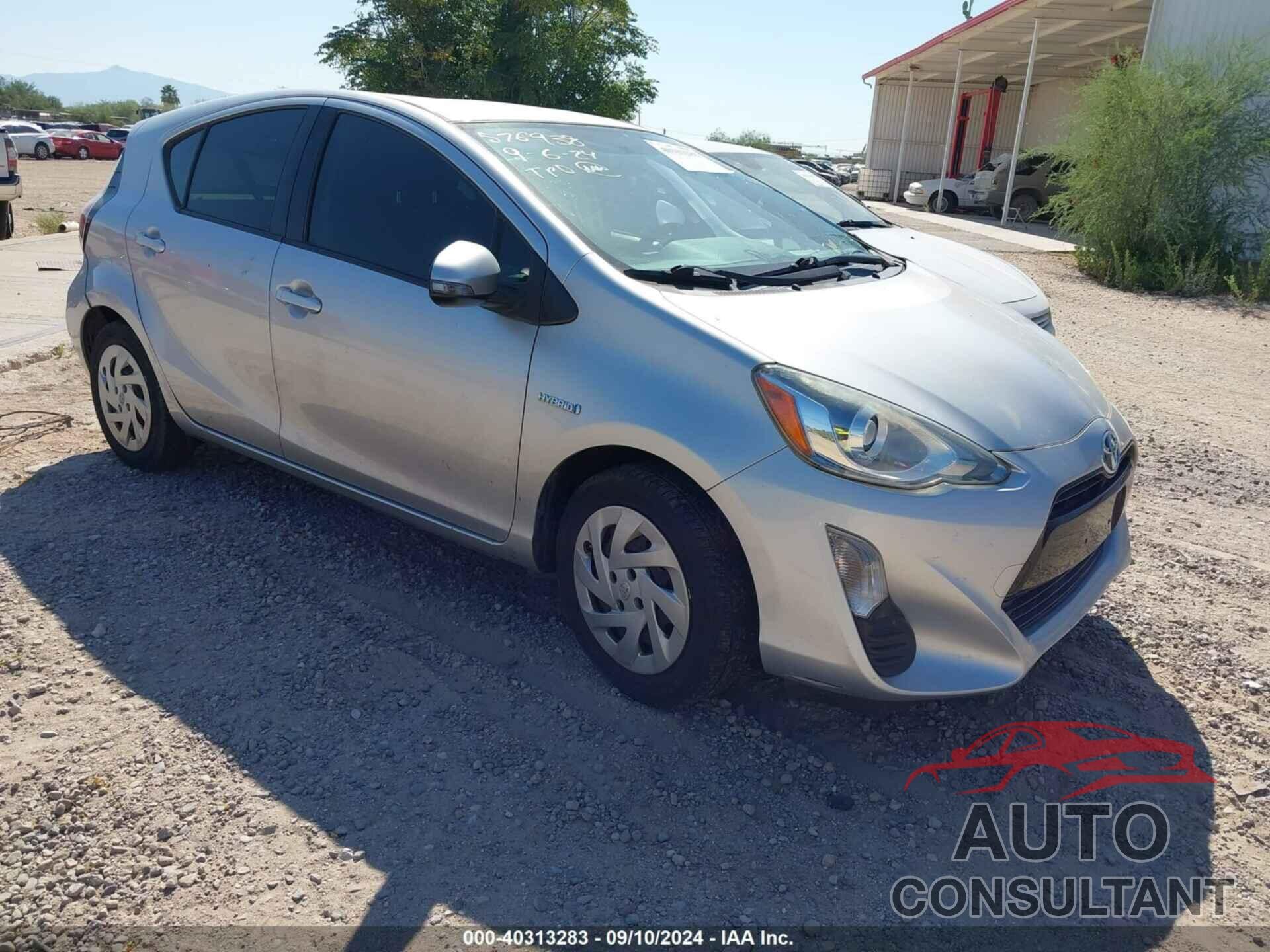 TOYOTA PRIUS C 2016 - JTDKDTB39G1590242