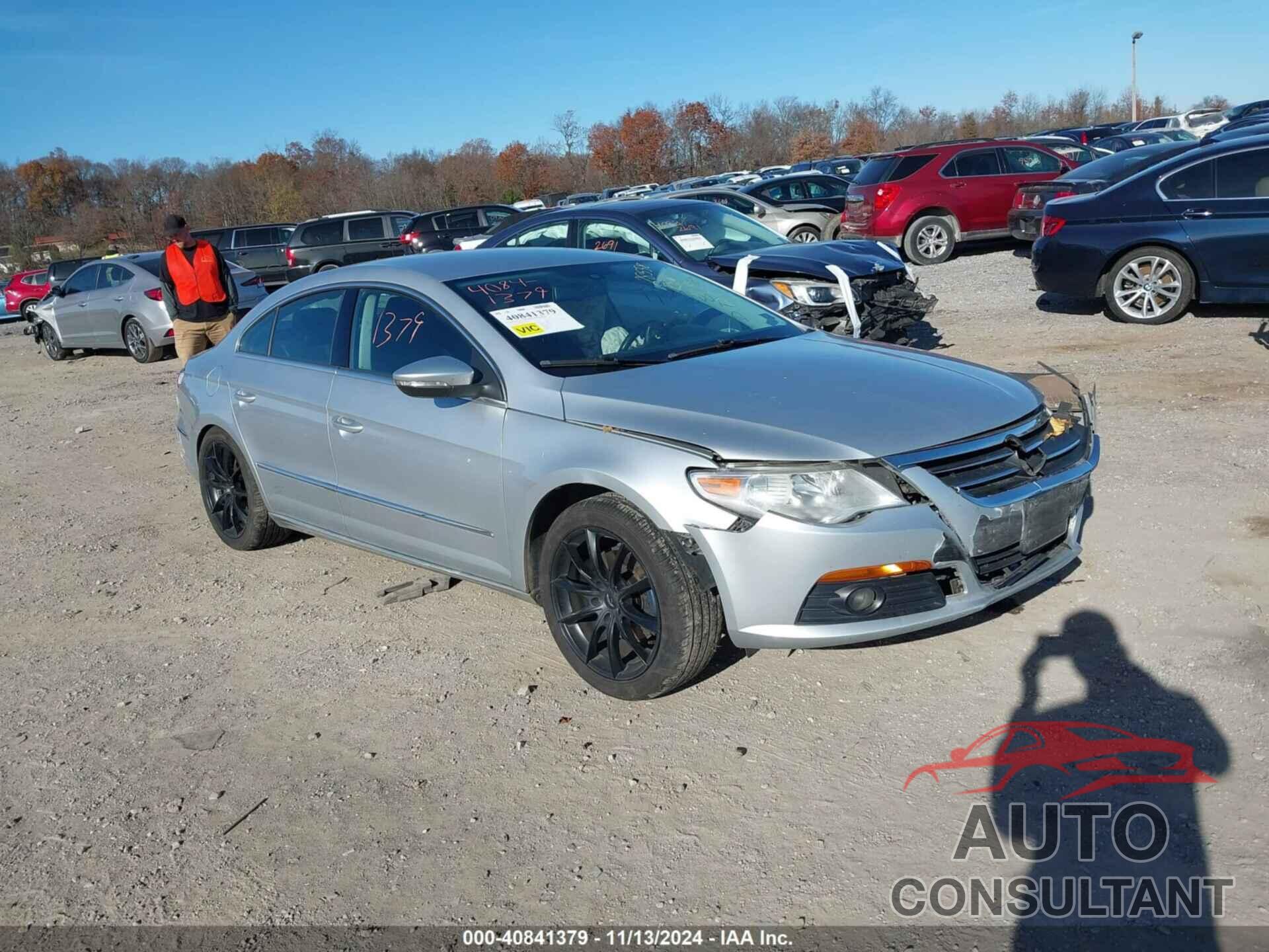 VOLKSWAGEN CC 2011 - WVWHP7AN2BE716311
