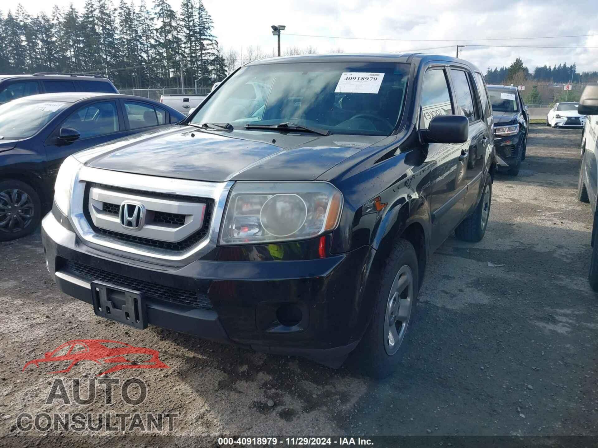 HONDA PILOT 2011 - 5FNYF4H21BB090391