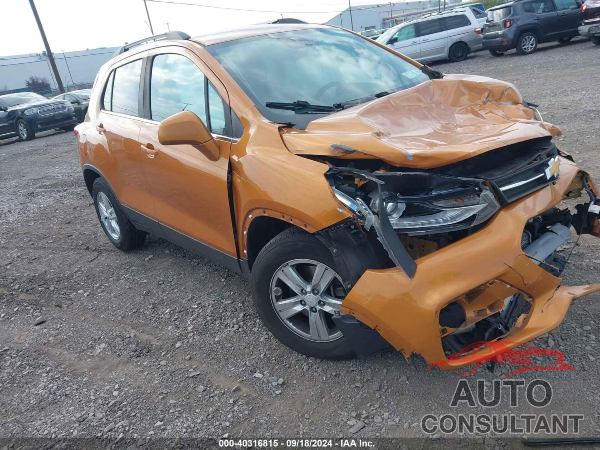 CHEVROLET TRAX 2017 - 3GNCJLSBXHL157874