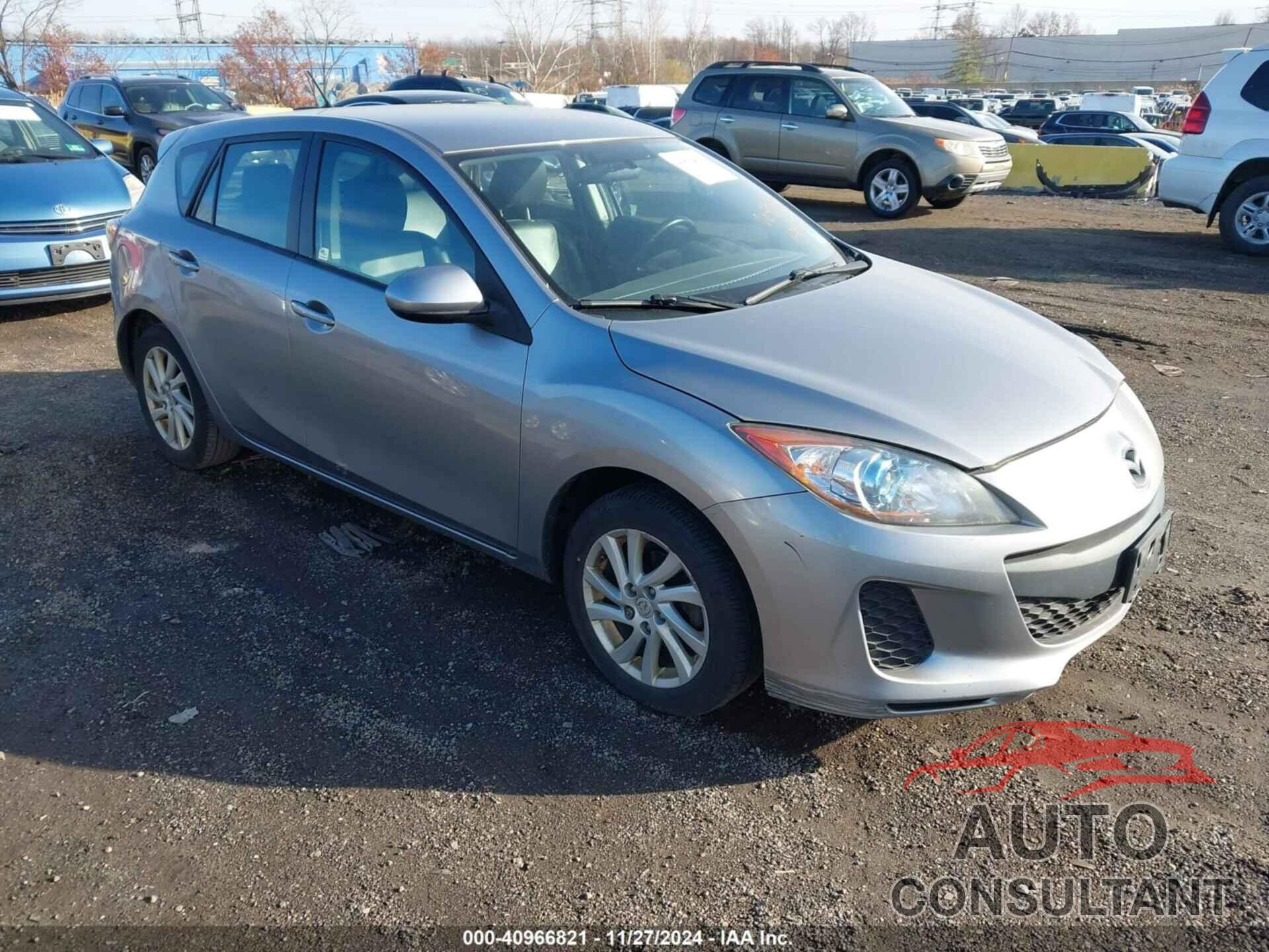 MAZDA MAZDA3 2012 - JM1BL1L87C1542315