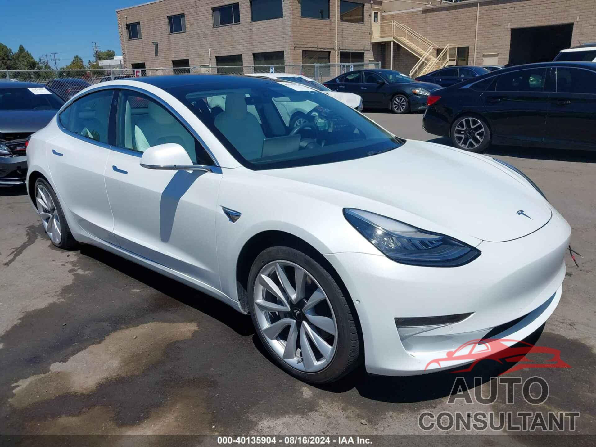 TESLA MODEL 3 2019 - 5YJ3E1EA1KF332927