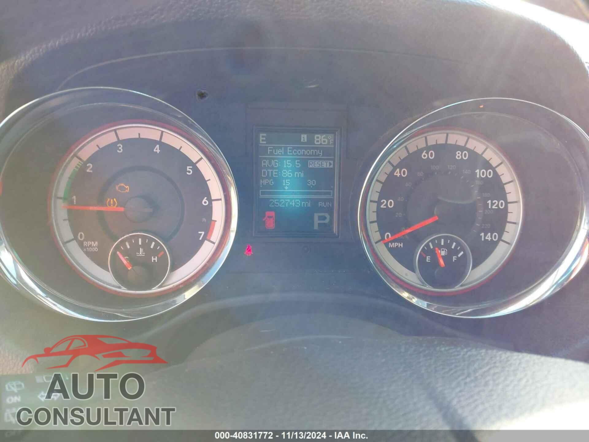 DODGE DURANGO 2011 - 1D4RD2GG5BC617098
