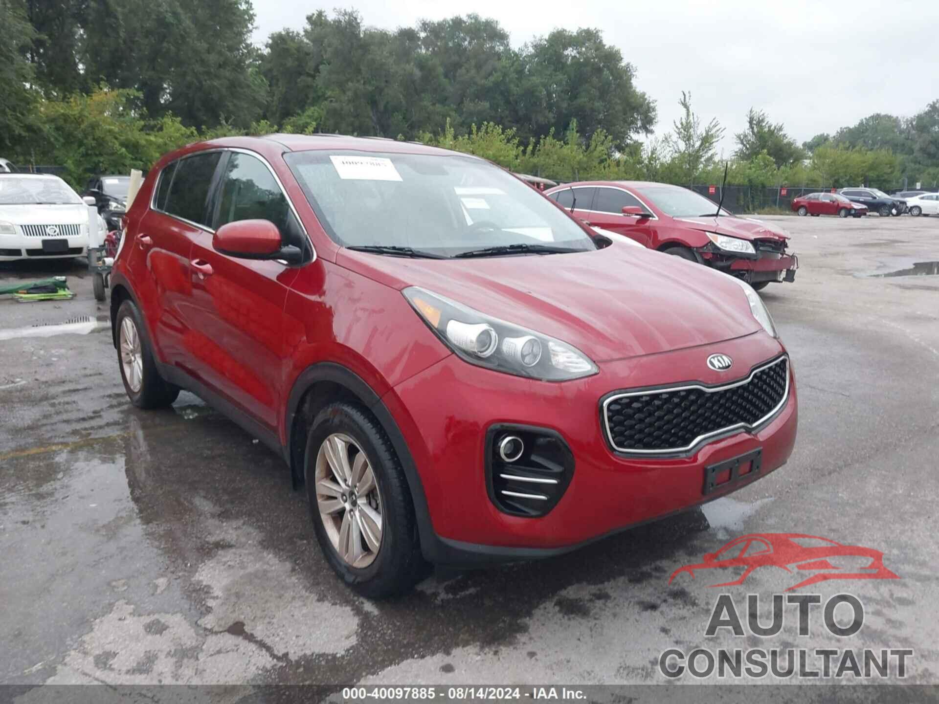 KIA SPORTAGE 2017 - KNDPMCAC7H7245880