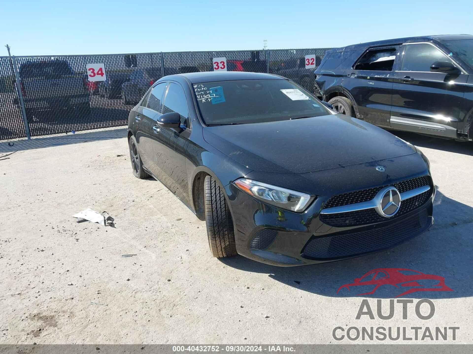 MERCEDES-BENZ A 220 2019 - WDD3G4EB4KW002169
