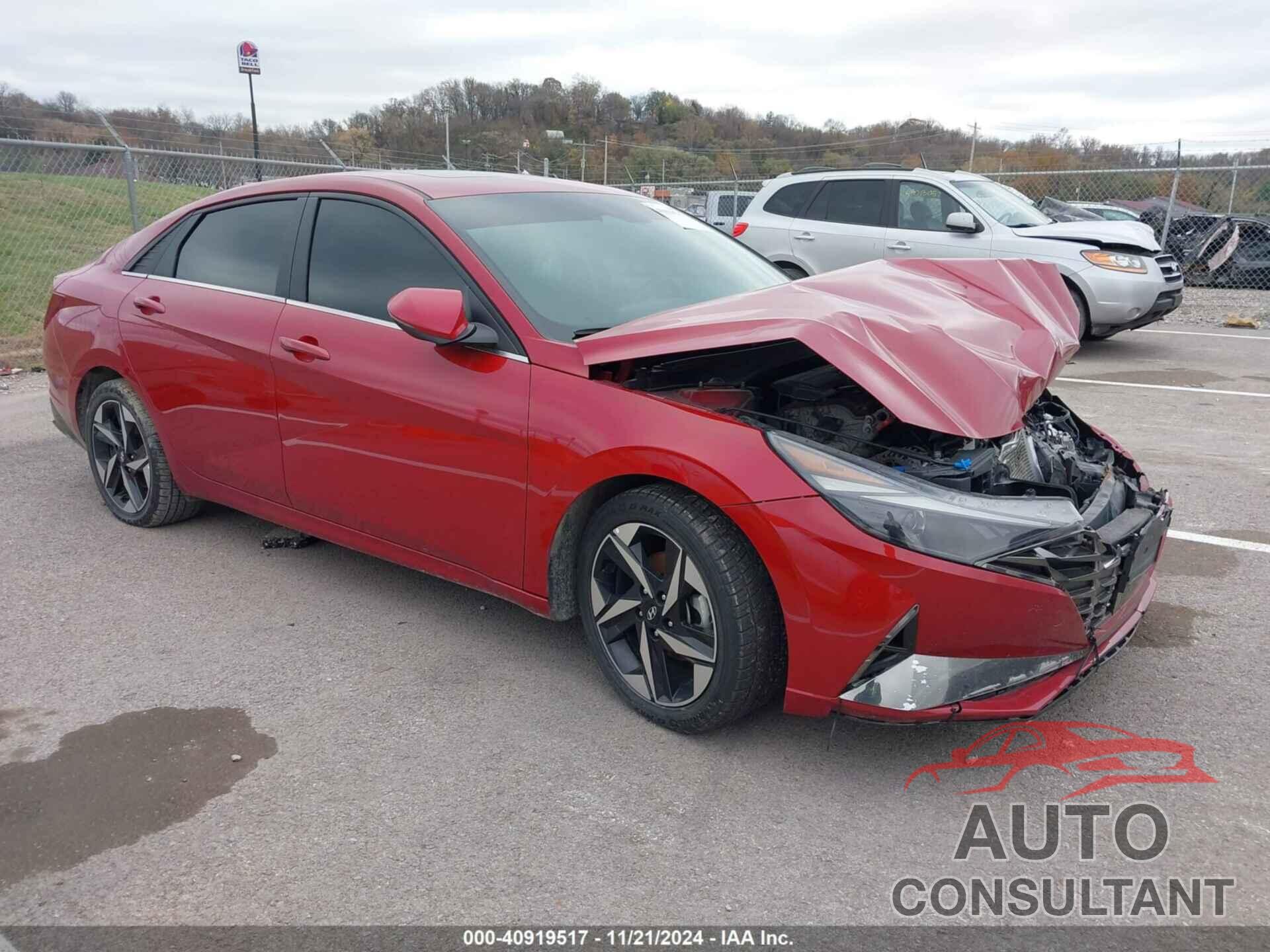 HYUNDAI ELANTRA 2021 - KMHLN4AG2MU179394