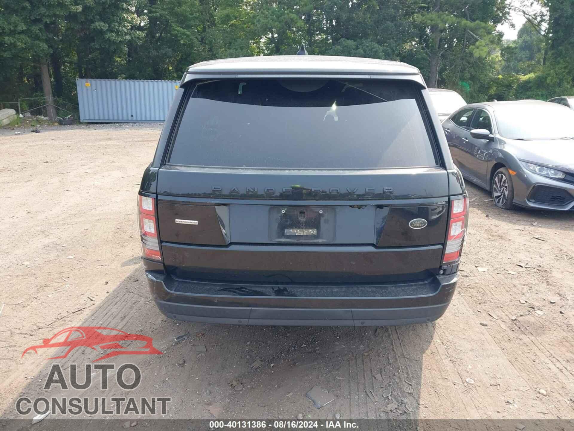 LAND ROVER RANGE ROVER 2017 - SALGS2FE6HA357186