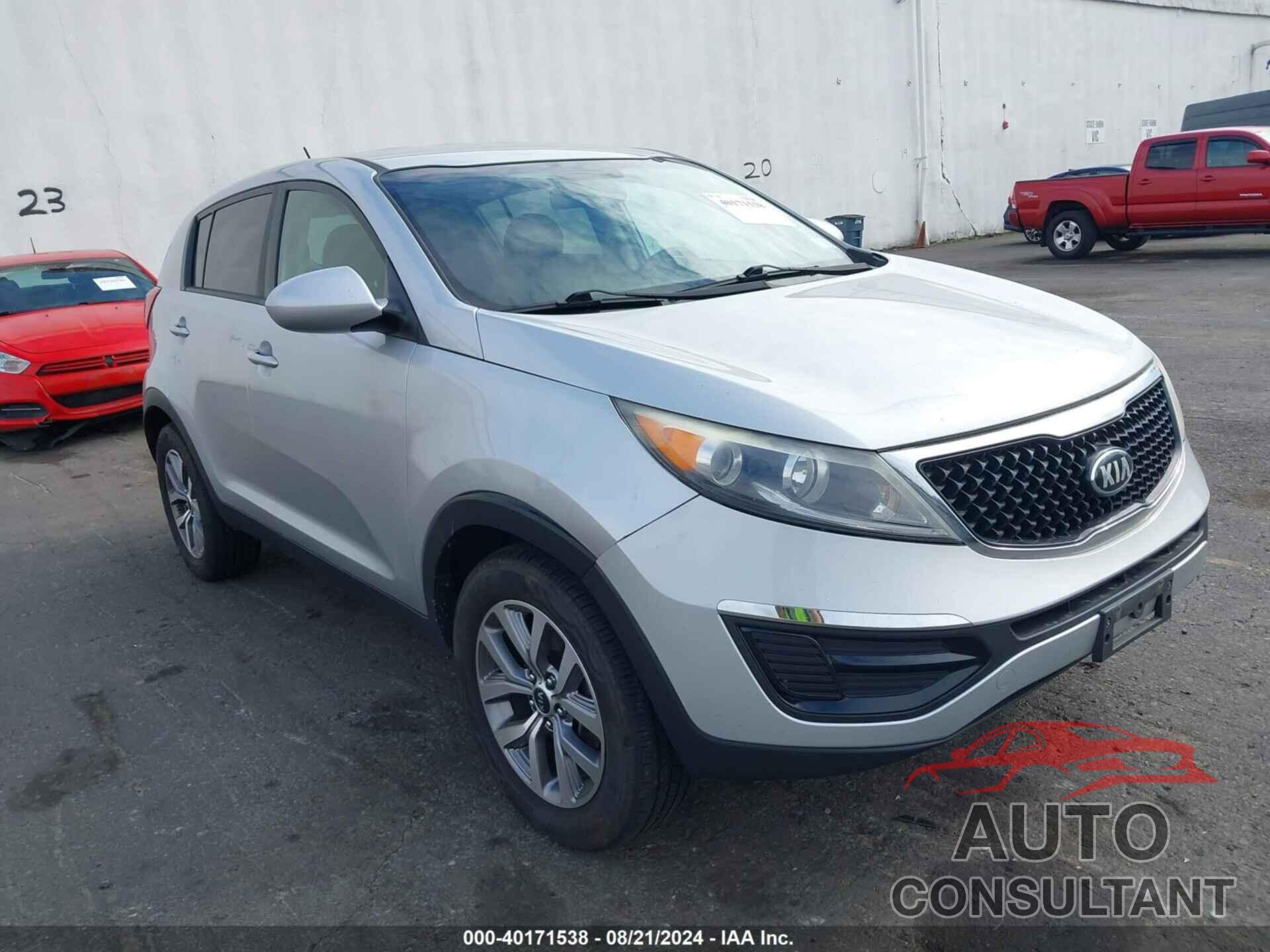 KIA SPORTAGE 2016 - KNDPB3AC8G7864668