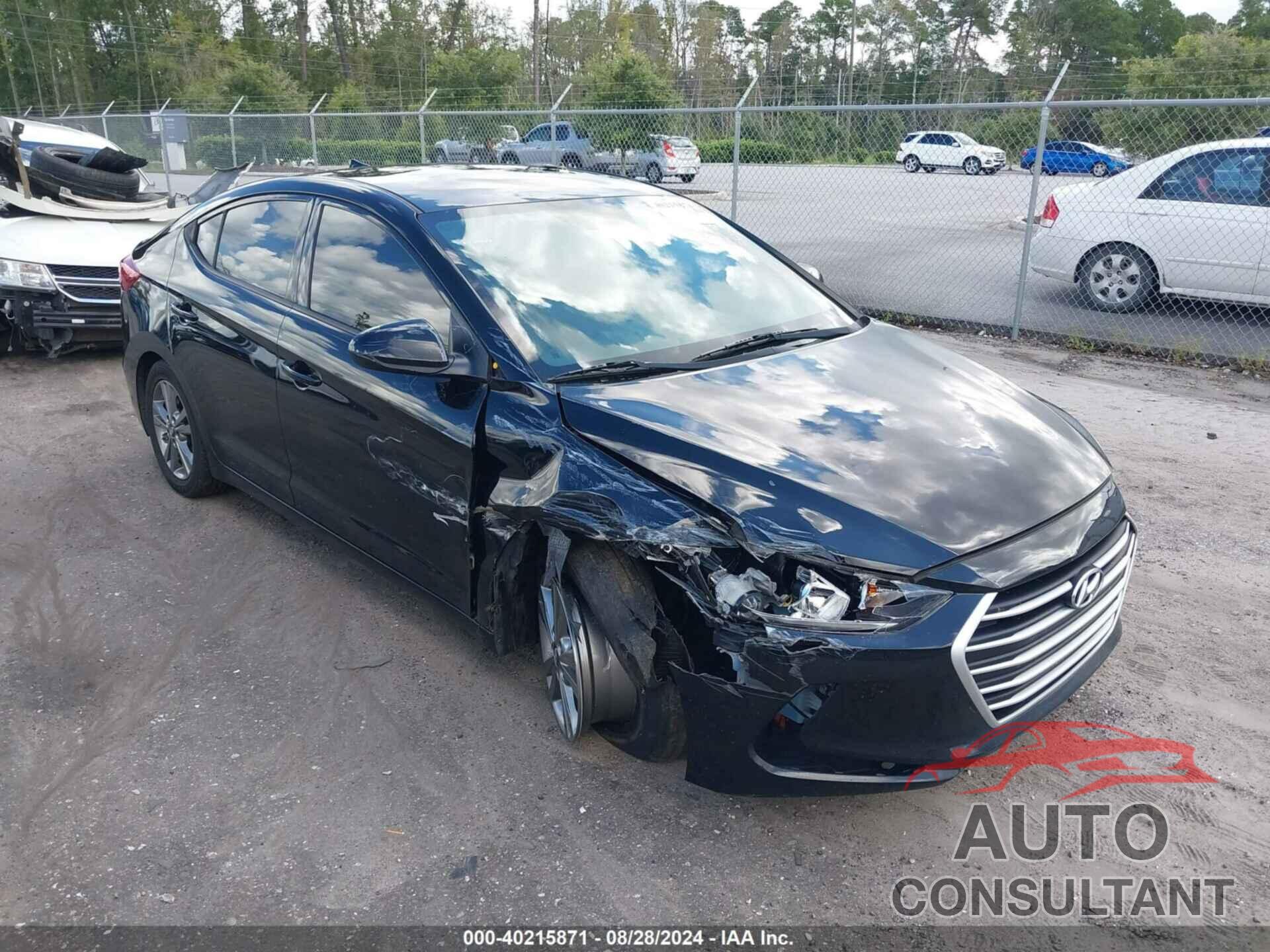 HYUNDAI ELANTRA 2018 - 5NPD84LF3JH375600