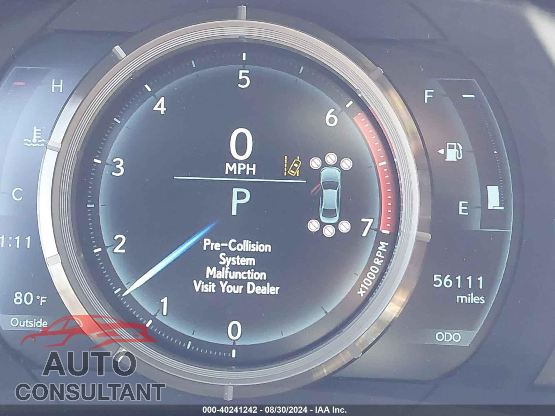 LEXUS IS 300 2019 - JTHBA1D29K5090065