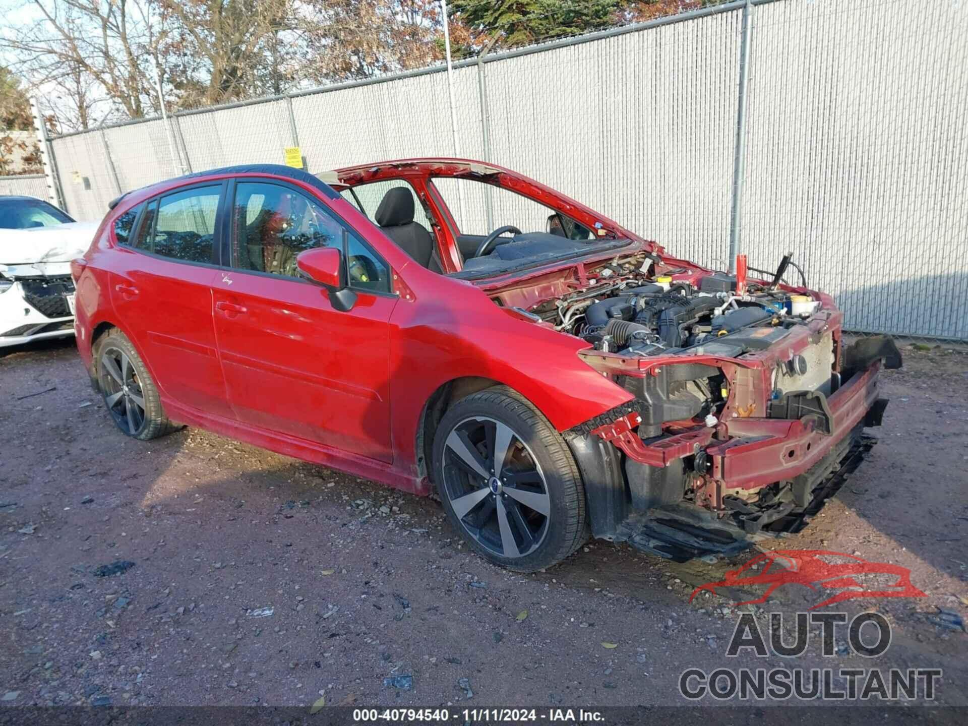 SUBARU IMPREZA 2018 - 4S3GTAM64J3700002