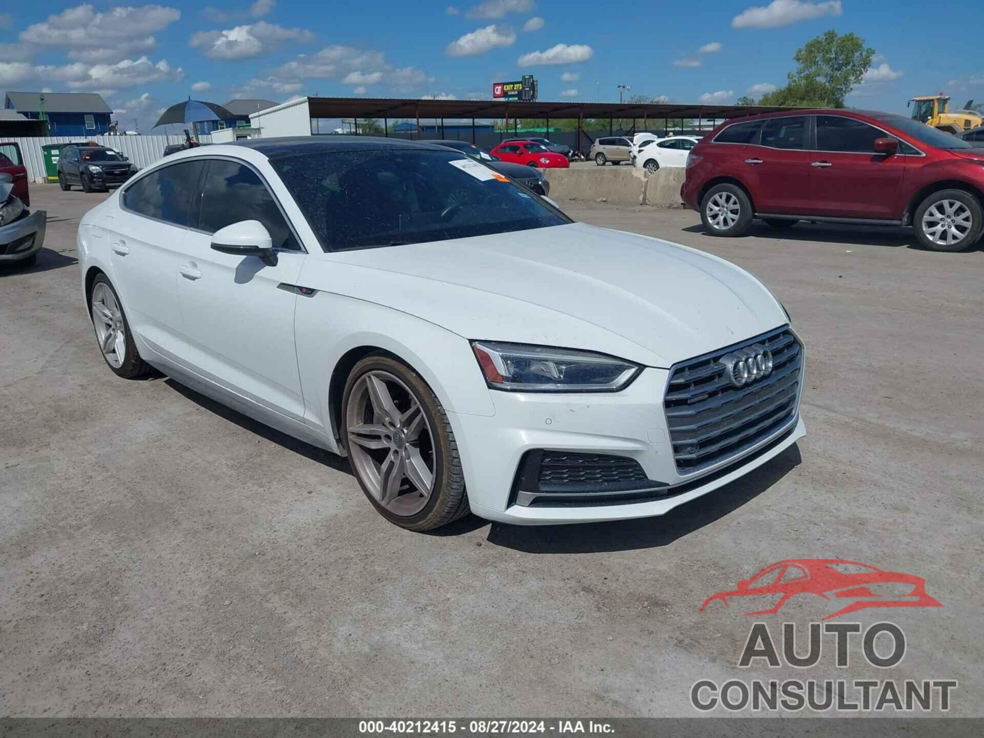 AUDI A5 2019 - WAUENCF59KA077987