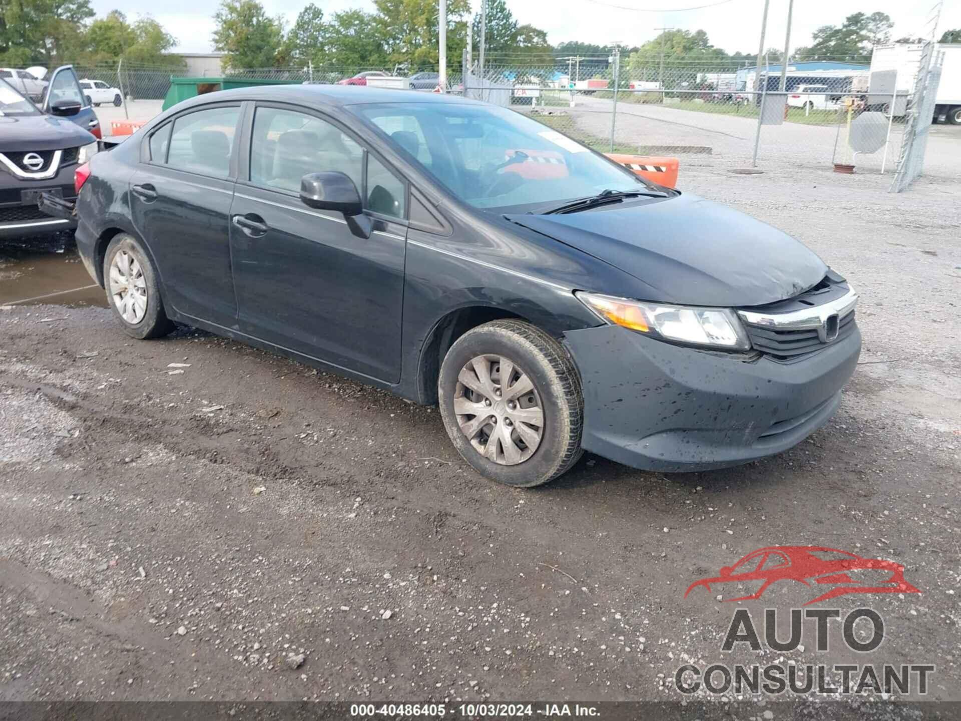 HONDA CIVIC 2012 - 19XFB2F57CE093842